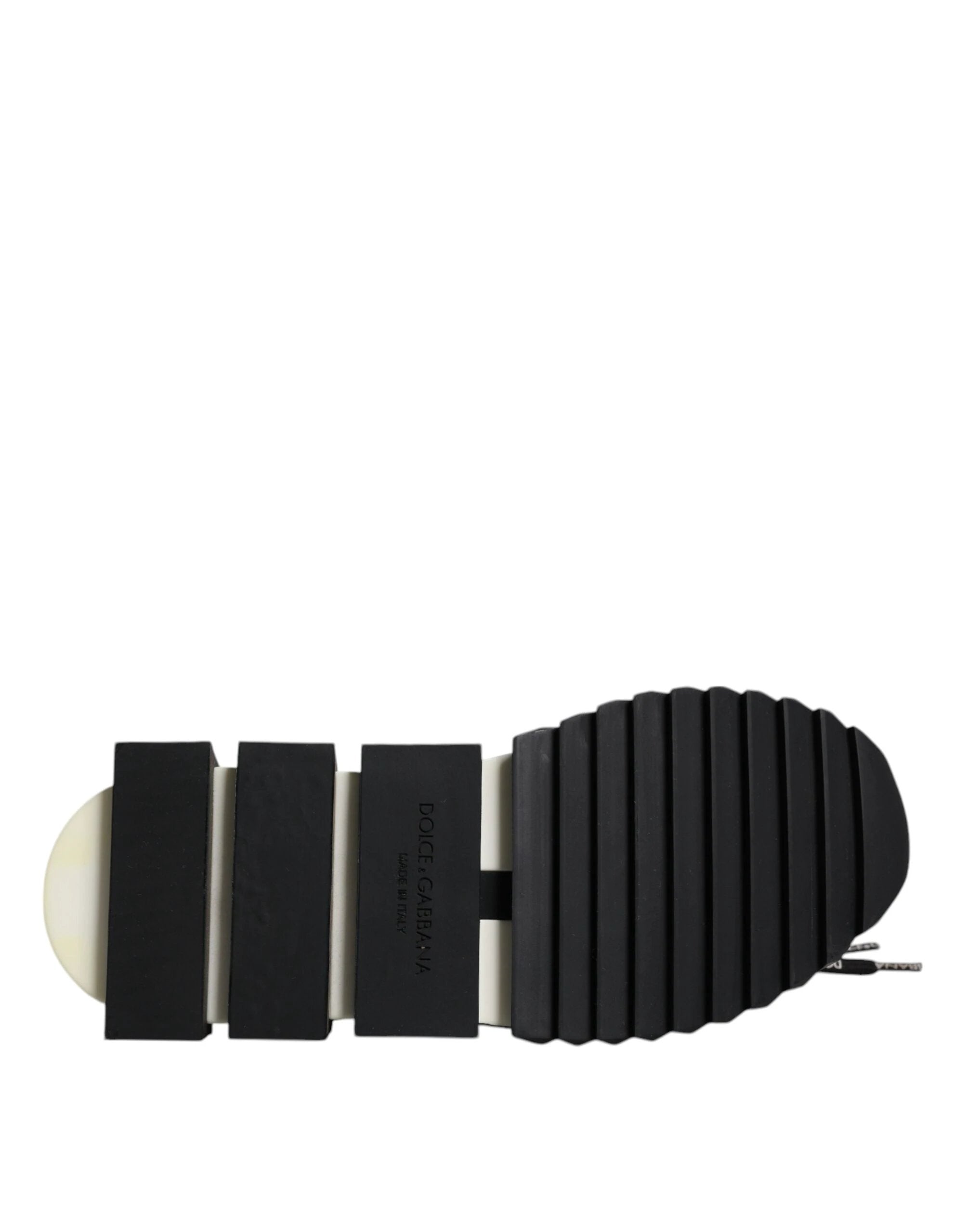 Dolce & Gabbana Black White Logo Sorrento Mens Sneakers Shoes by Dolce & Gabbana