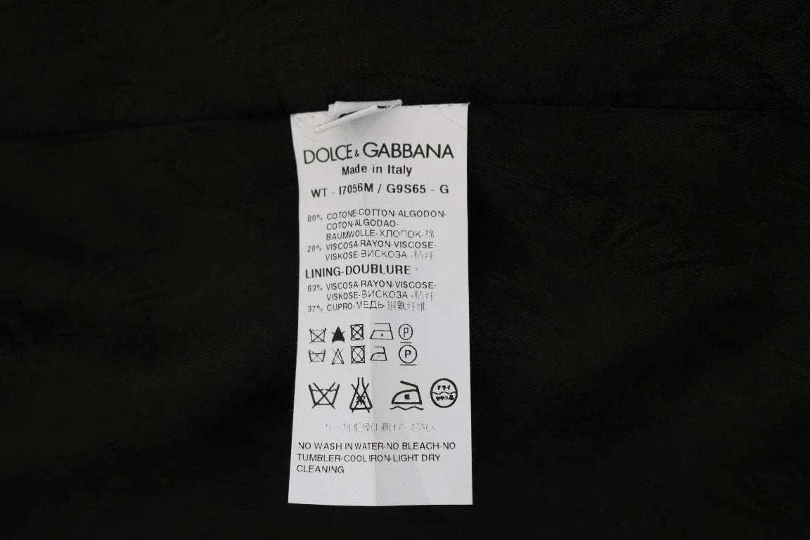 Dolce & Gabbana Black STAFF Cotton Vest by Dolce & Gabbana