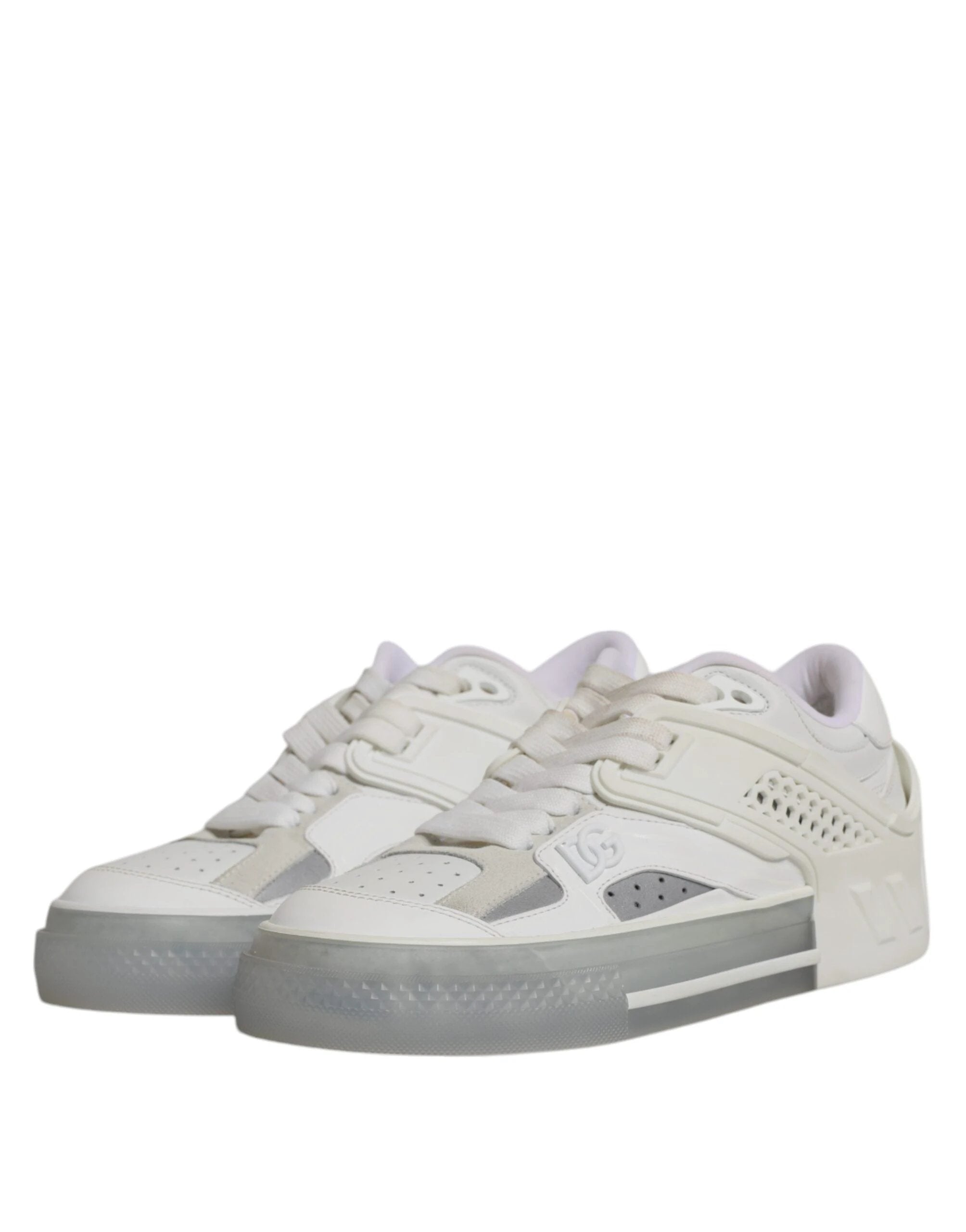 Dolce & Gabbana White DG Logo CUSTOM 2.Zero Sneakers Shoes by Dolce & Gabbana