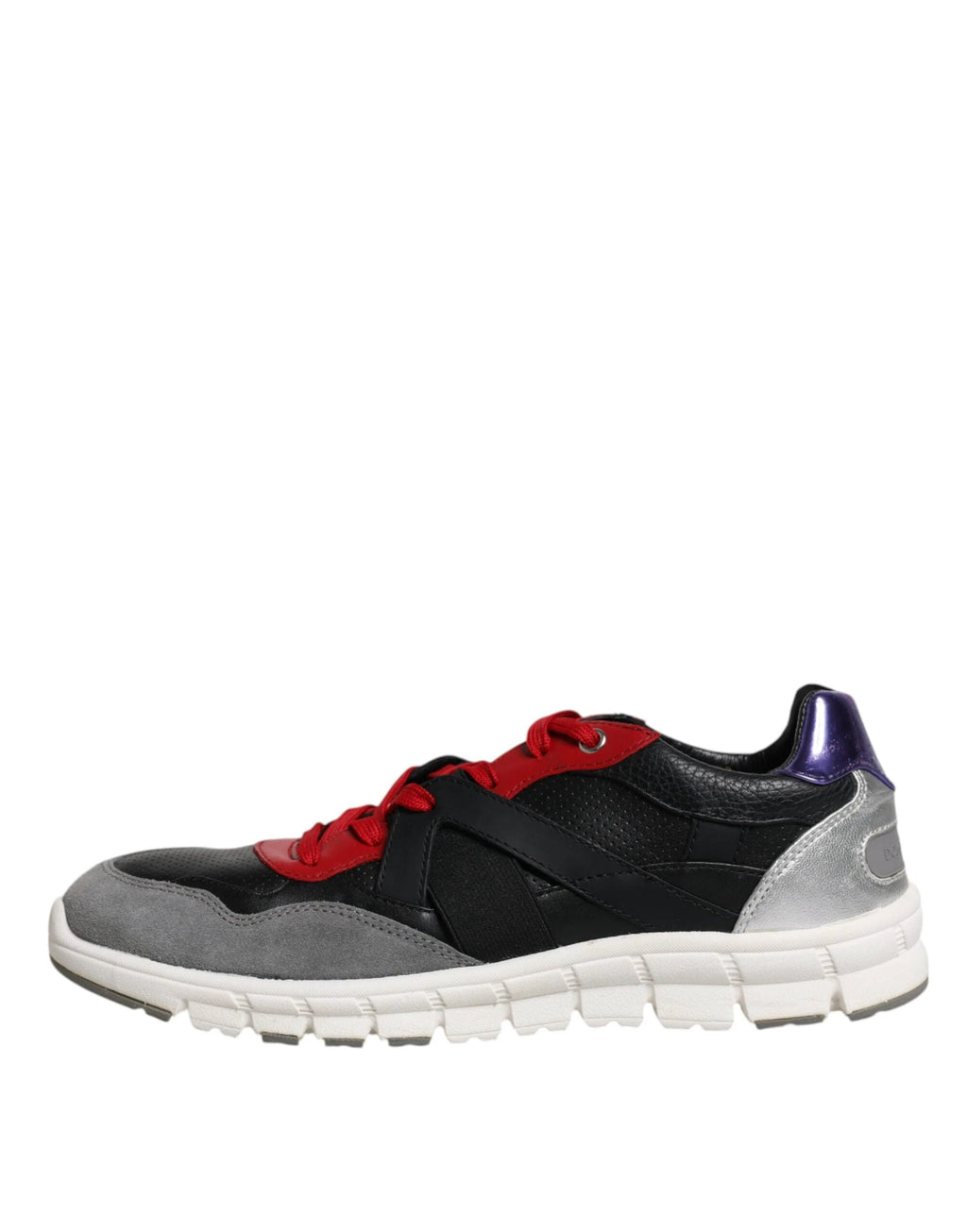 Dolce & Gabbana Multicolor Leather Suede Low Top Sneakers Shoes by Dolce & Gabbana