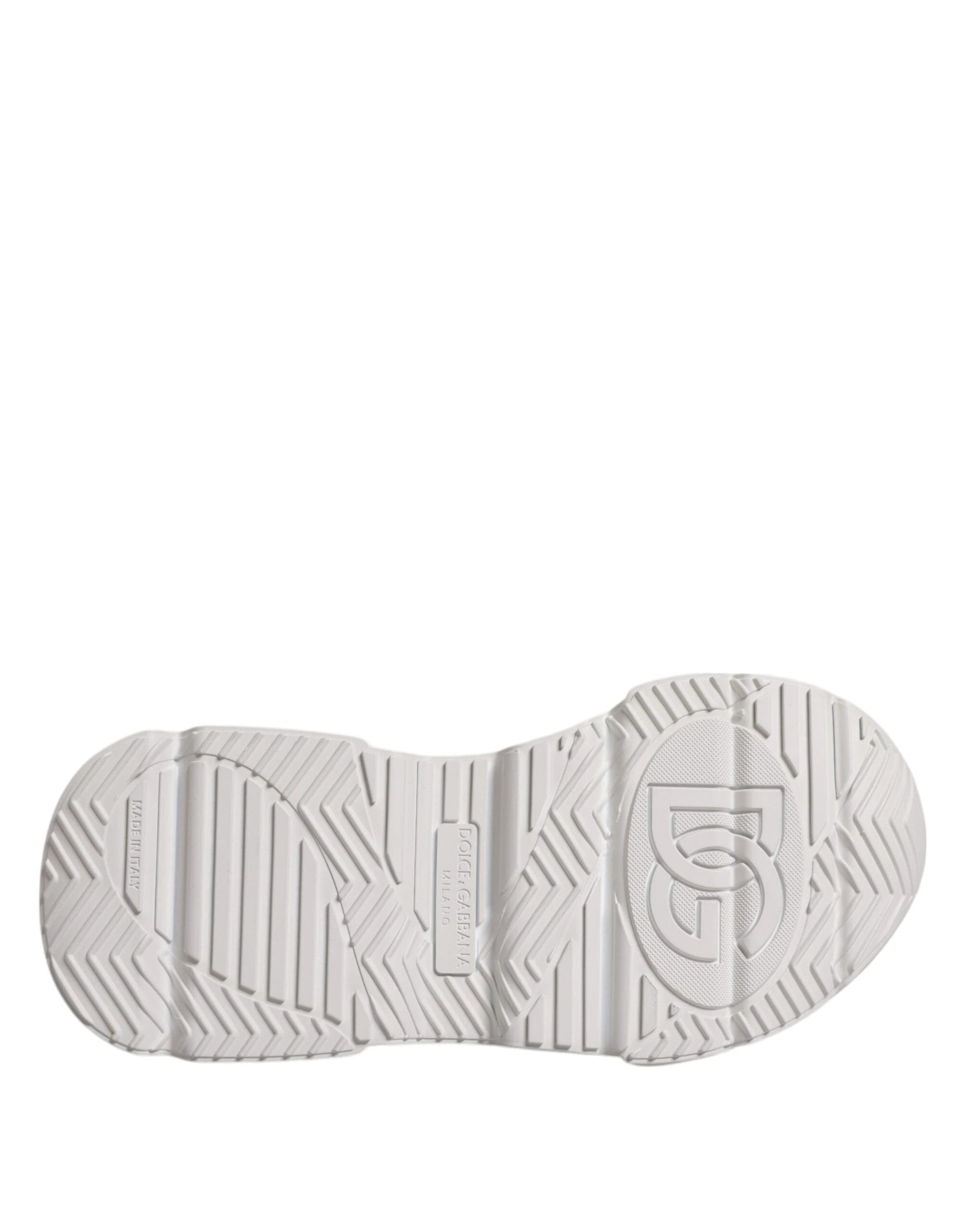 Dolce & Gabbana White Daymaster Low Top Sneakers Shoes by Dolce & Gabbana