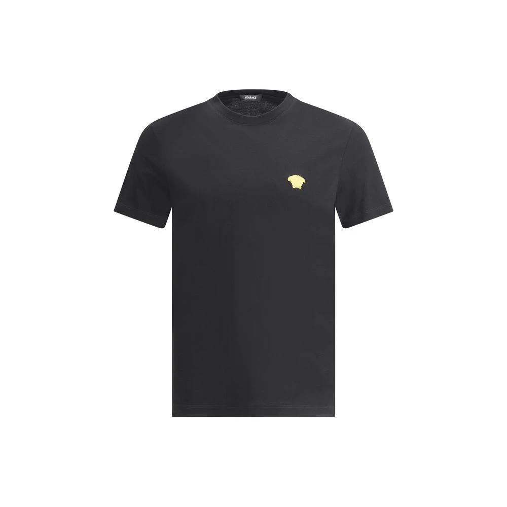 Versace Black Cotton T-Shirt by Versace