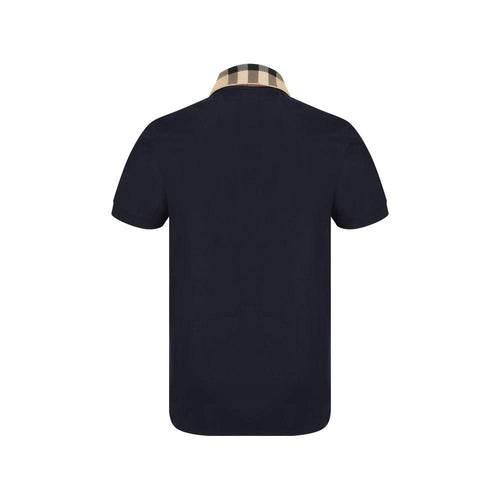 Burberry Blue Cotton Polo Shirt by Burberry