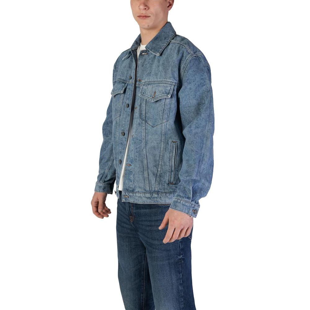 Hugo Boss Light Blue Cotton Denim Jacket by Hugo Boss