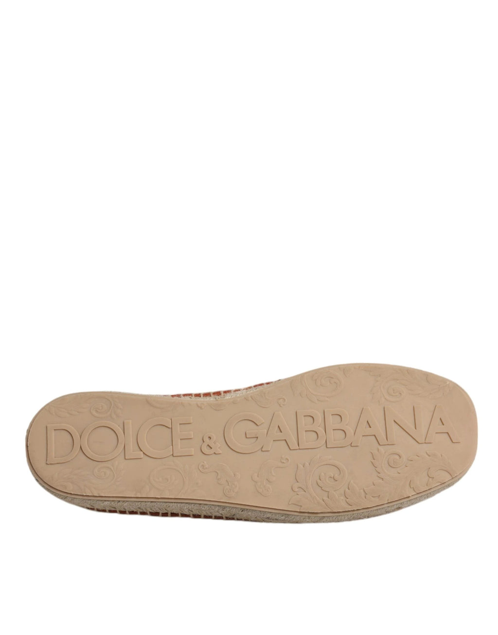 Dolce & Gabbana Maroon Woven Leather Men Espadrille Shoes by Dolce & Gabbana