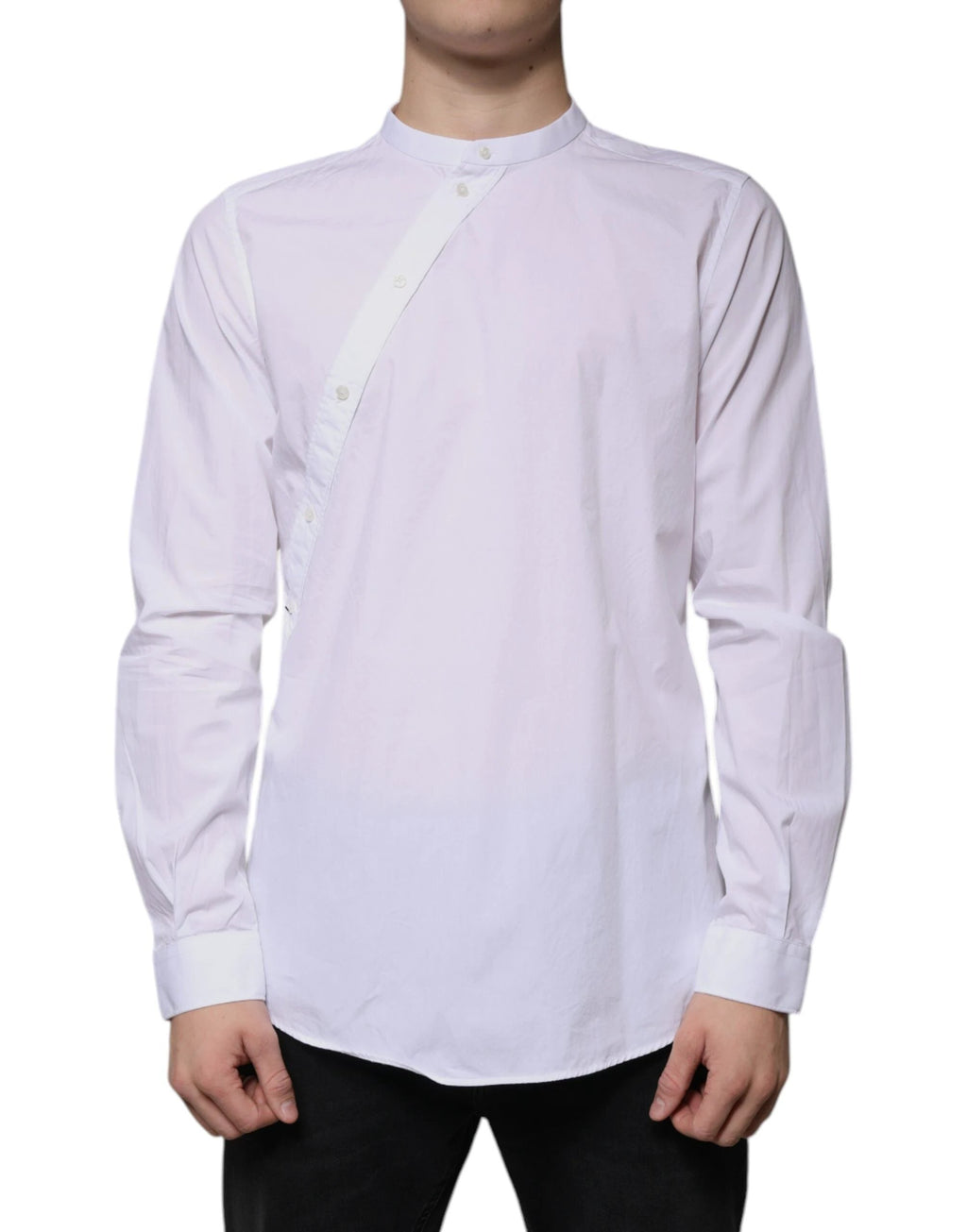 Dolce & Gabbana White Cotton Slim Fit MARTINI Dress Shirt by Dolce & Gabbana