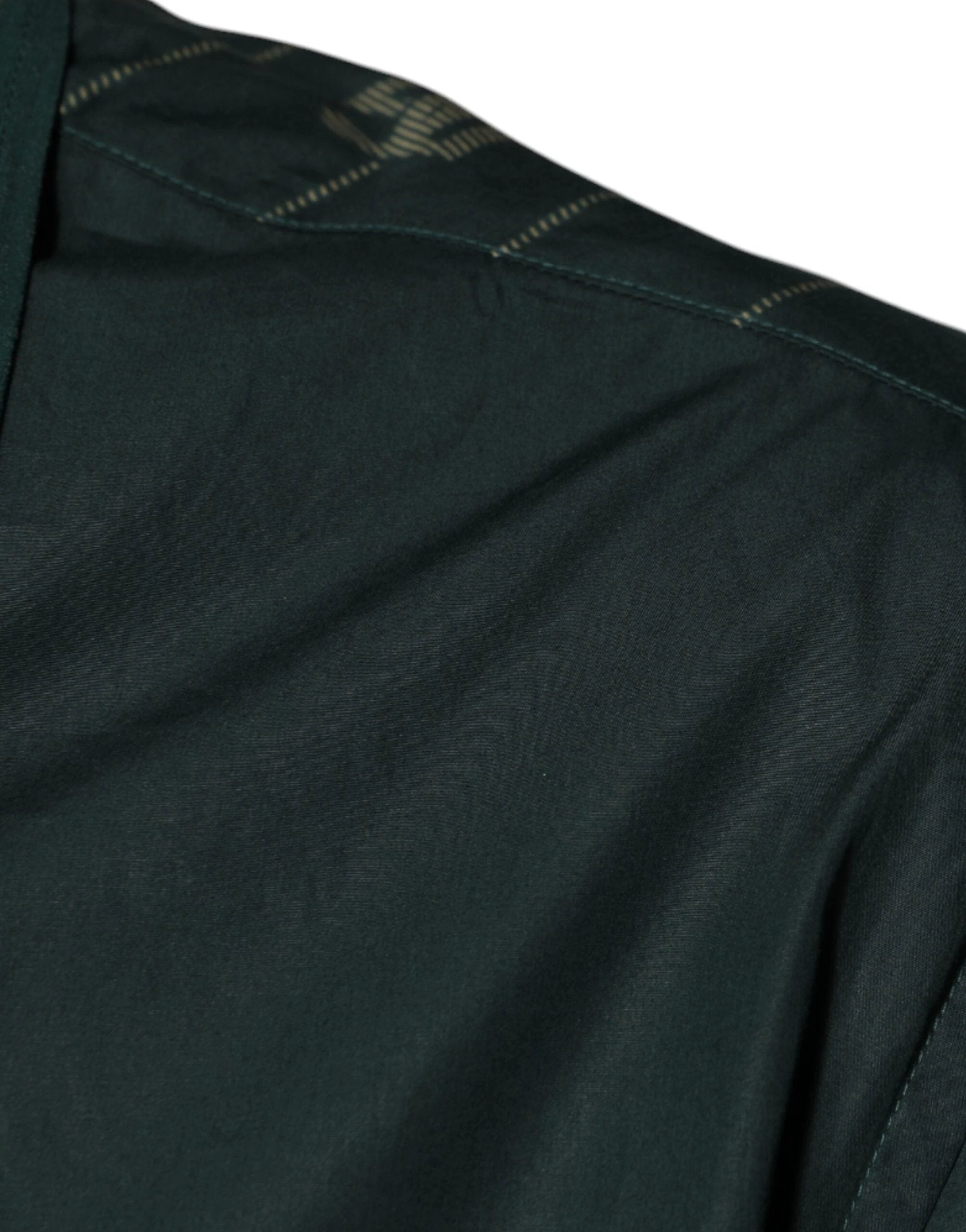 Dolce & Gabbana Green Logo Long Sleeve MARTINI Casual Shirt by Dolce & Gabbana