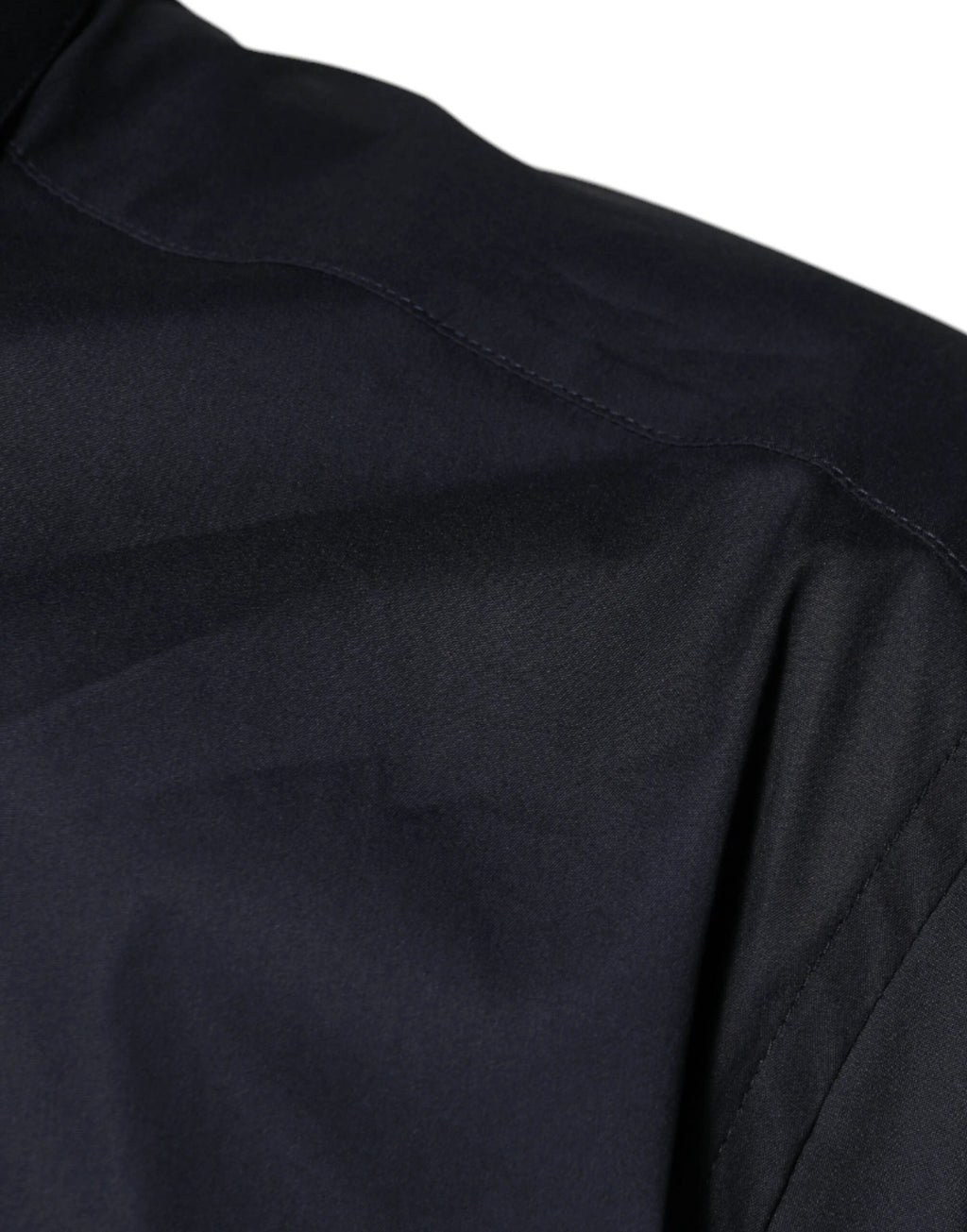 Dolce & Gabbana Black Cotton Blend Formal GOLD Dress Shirt by Dolce & Gabbana