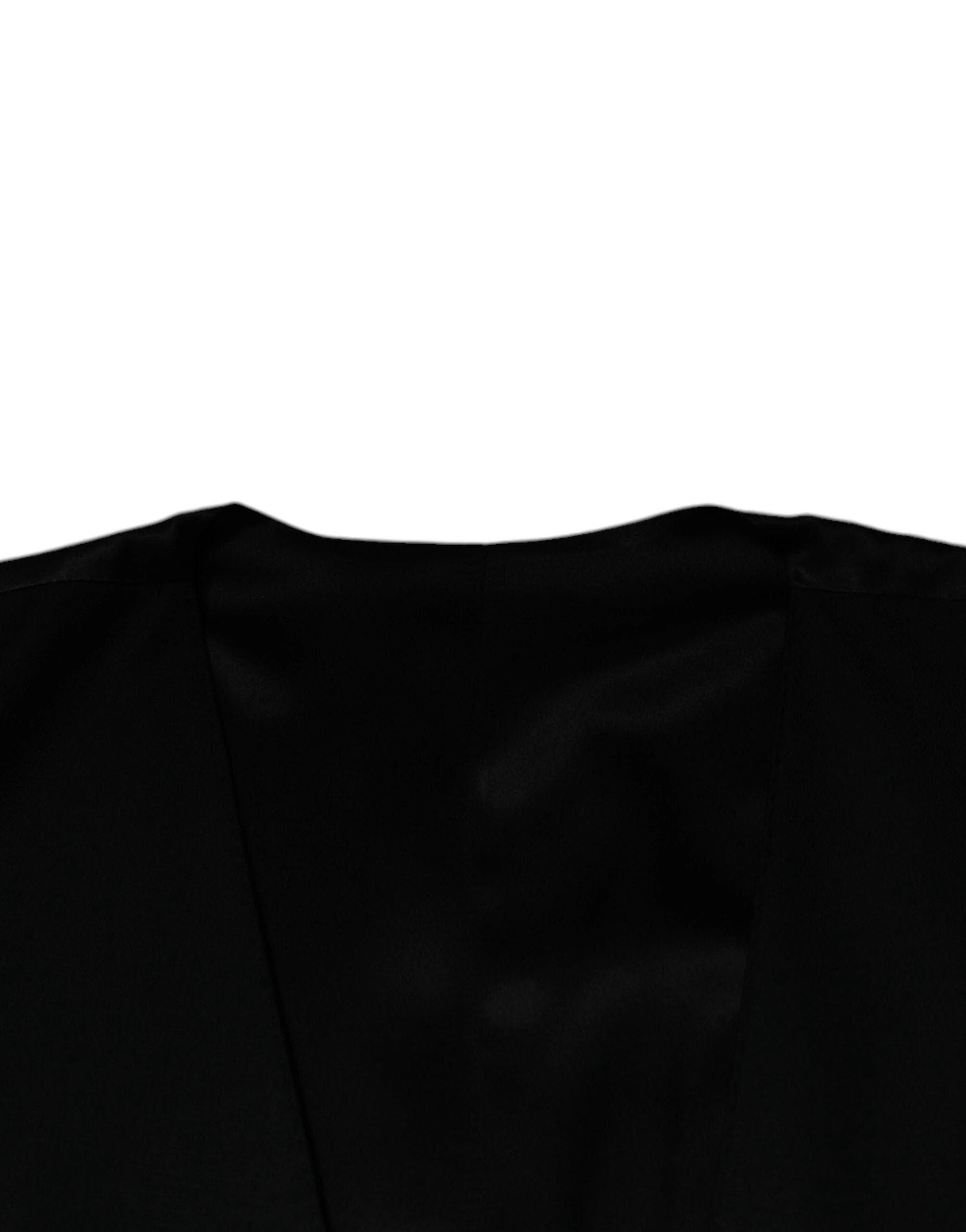 Dolce & Gabbana Black Wool Formal Dress Men Waistcoat Vest by Dolce & Gabbana