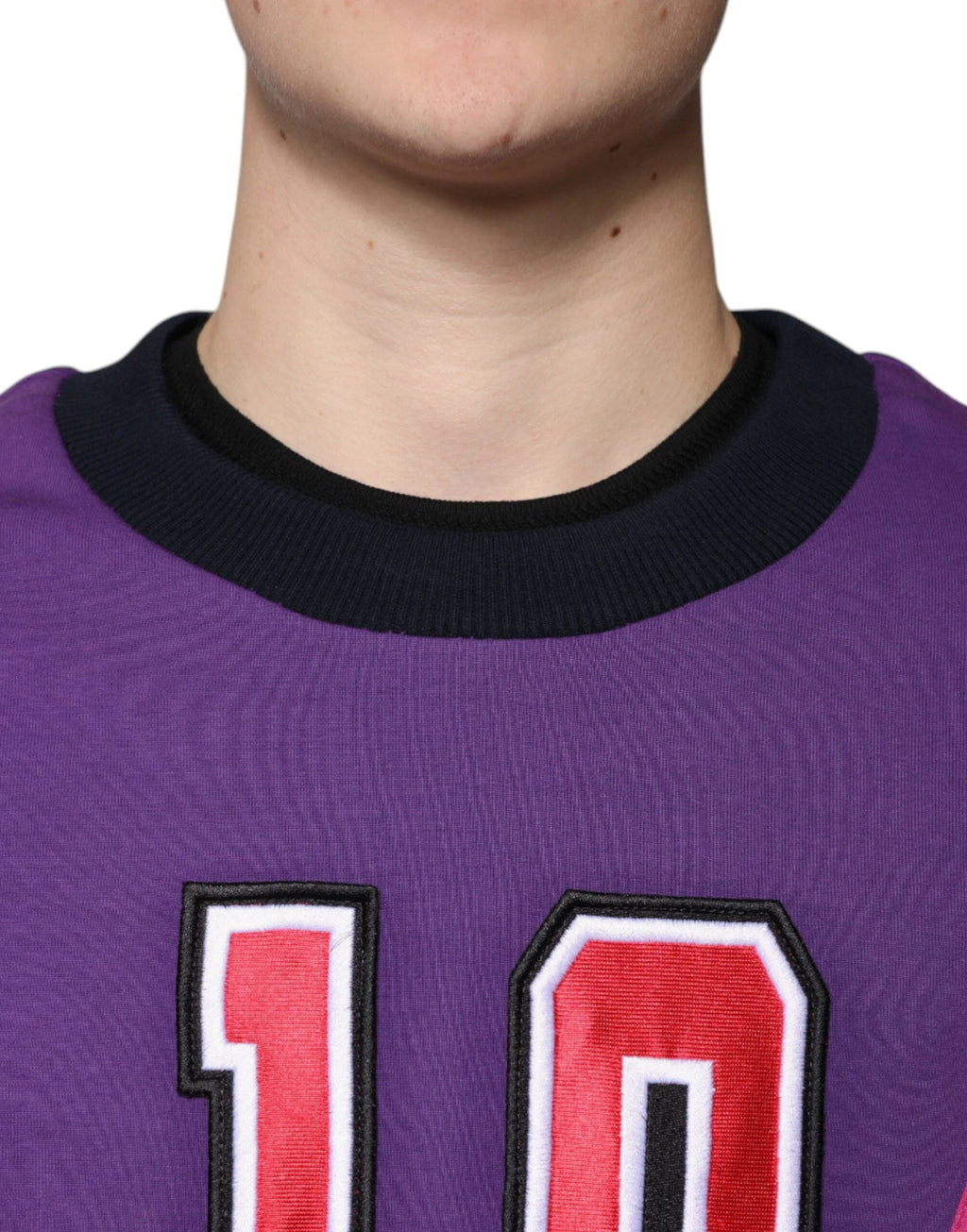 Dolce & Gabbana Multicolor Crew Neck Men Sweatshirt Sweater by Dolce & Gabbana