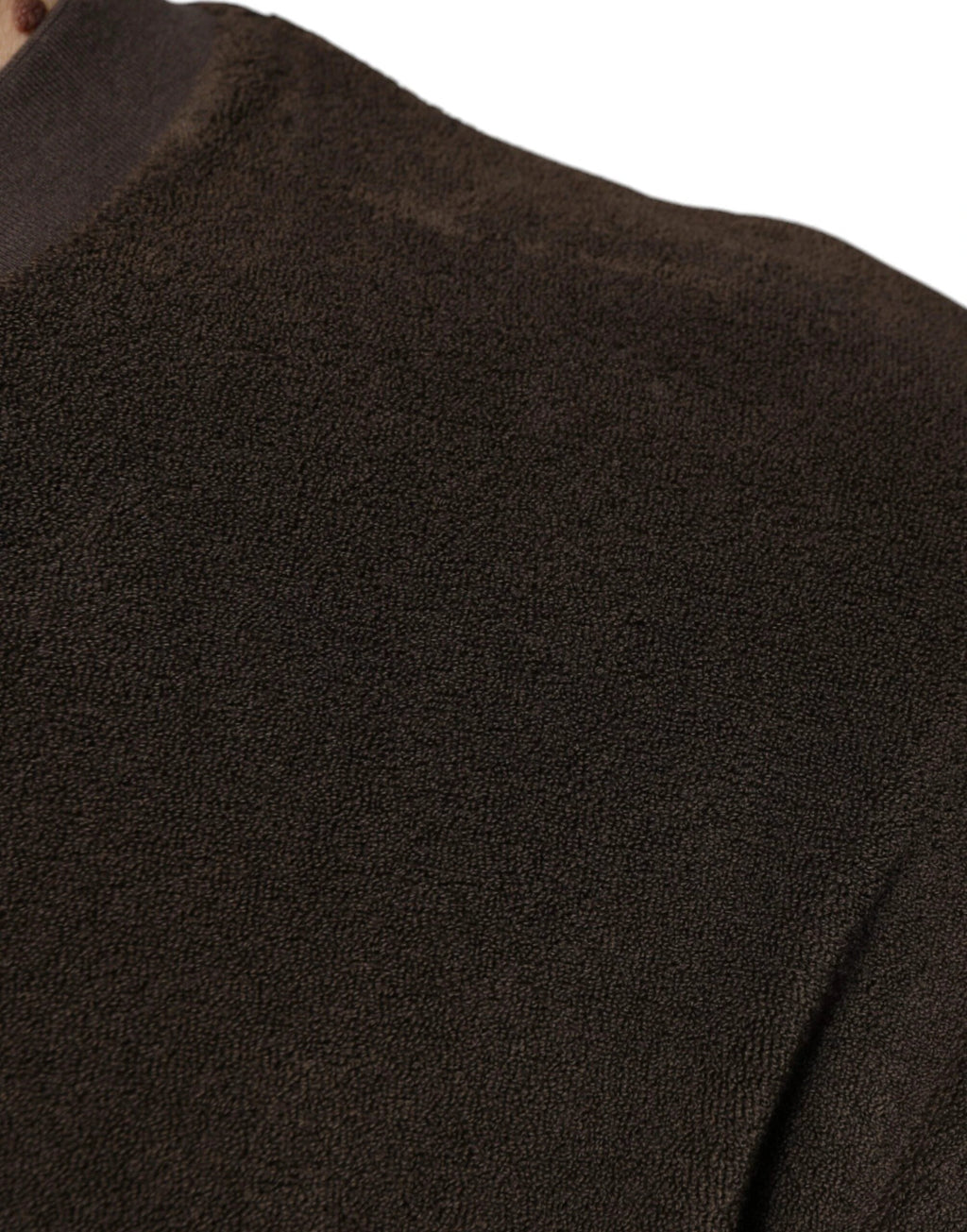 Dolce & Gabbana Brown Cotton Crew Neck Short Sleeves T-shirt by Dolce & Gabbana