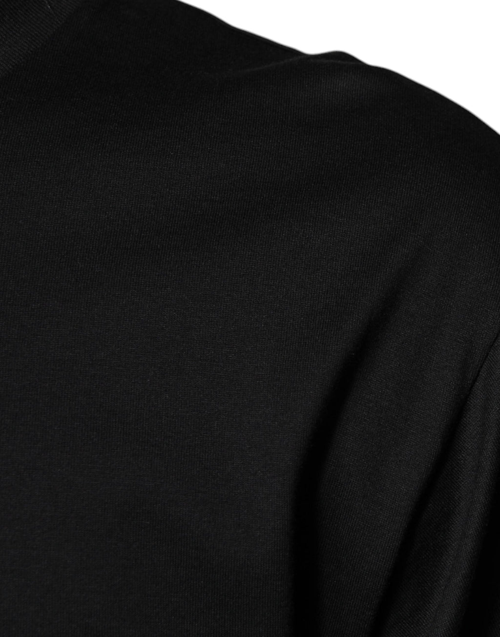 Dolce & Gabbana Black Cotton Crew Neck Short Sleeves T-shirt by Dolce & Gabbana