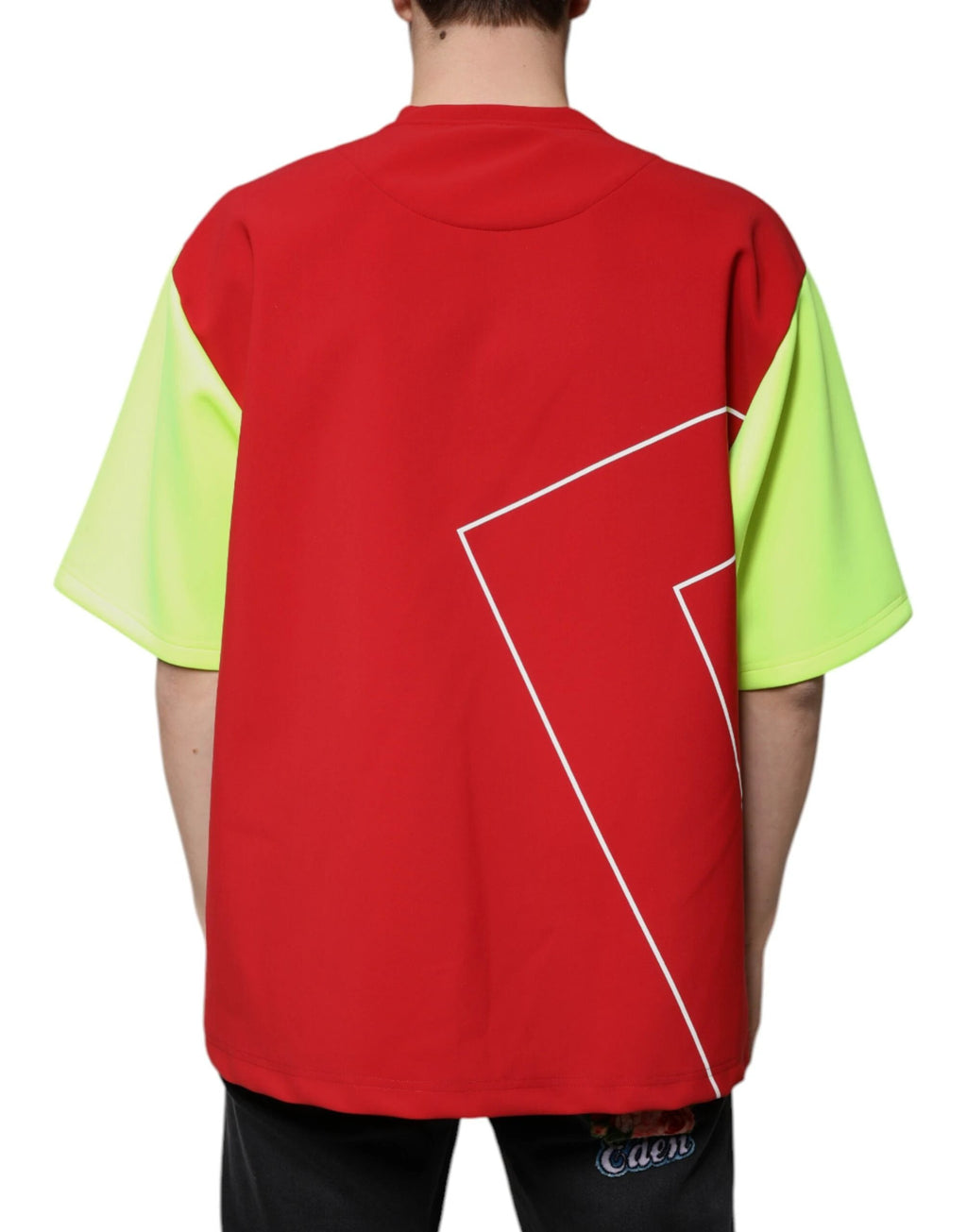 Dolce & Gabbana Multicolor Logo Cotton Men Crew Neck T-shirt by Dolce & Gabbana