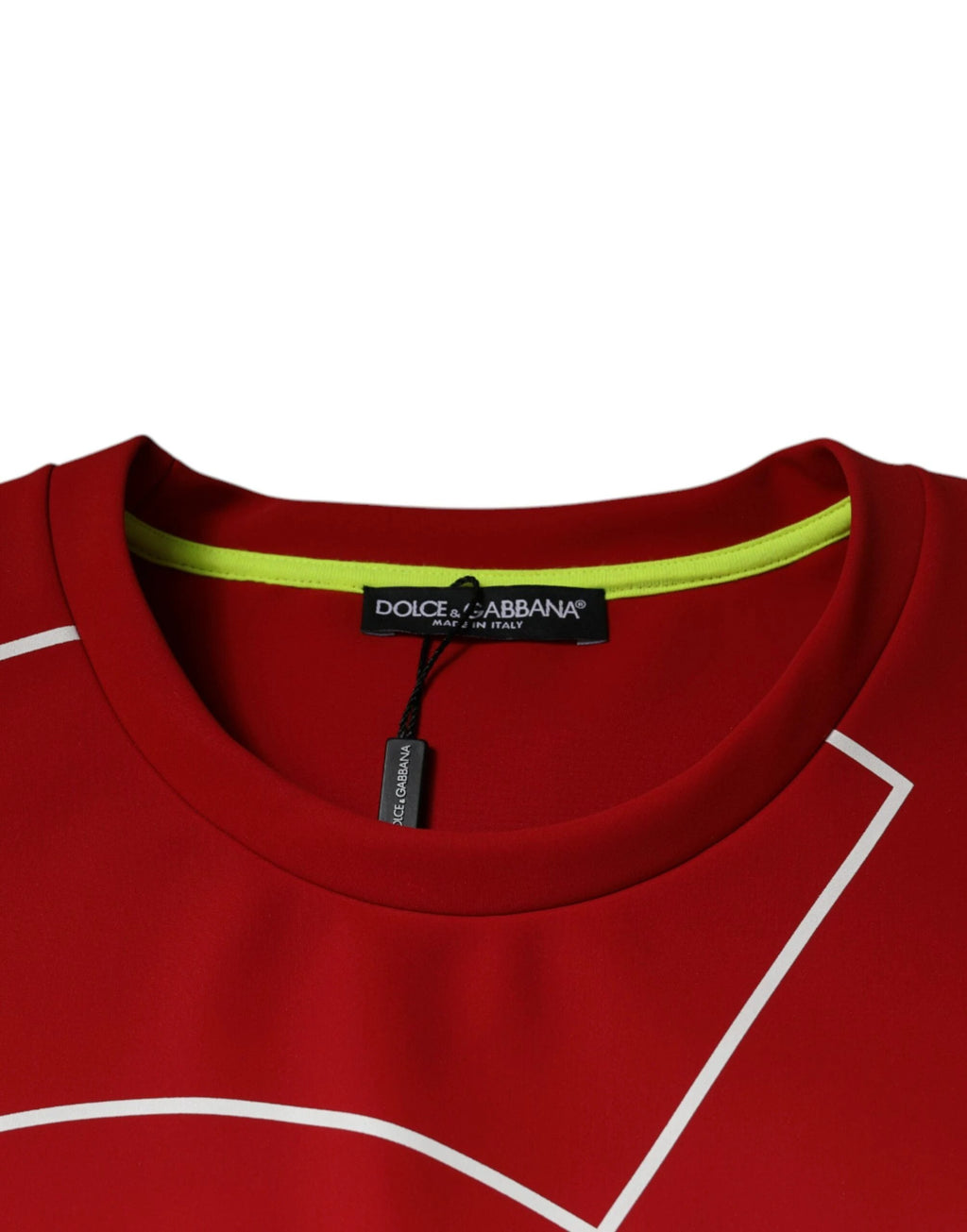 Dolce & Gabbana Multicolor Logo Cotton Men Crew Neck T-shirt by Dolce & Gabbana