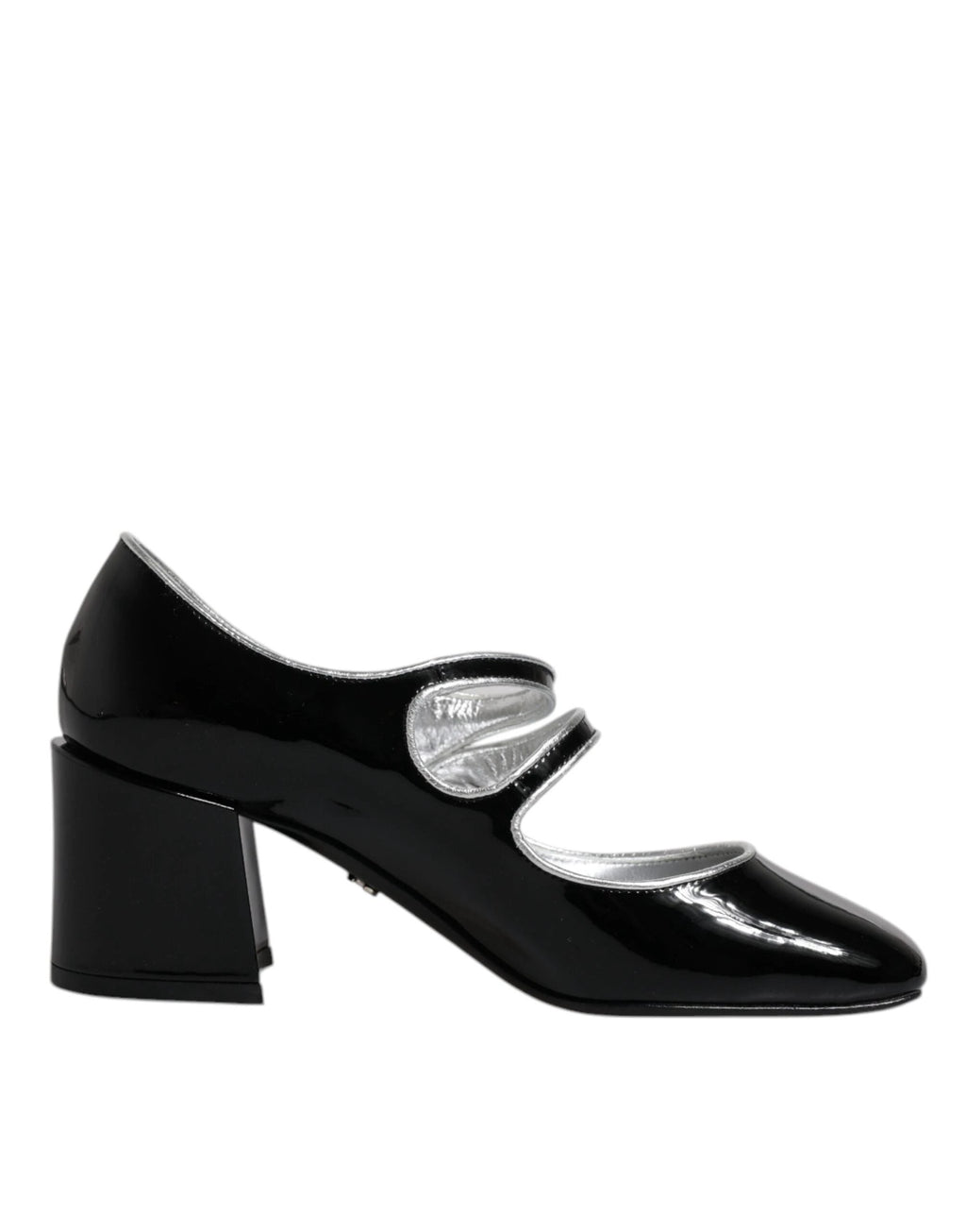 Dolce & Gabbana Black Patent Leather Crystal Mary Jane Pumps Shoes by Dolce & Gabbana
