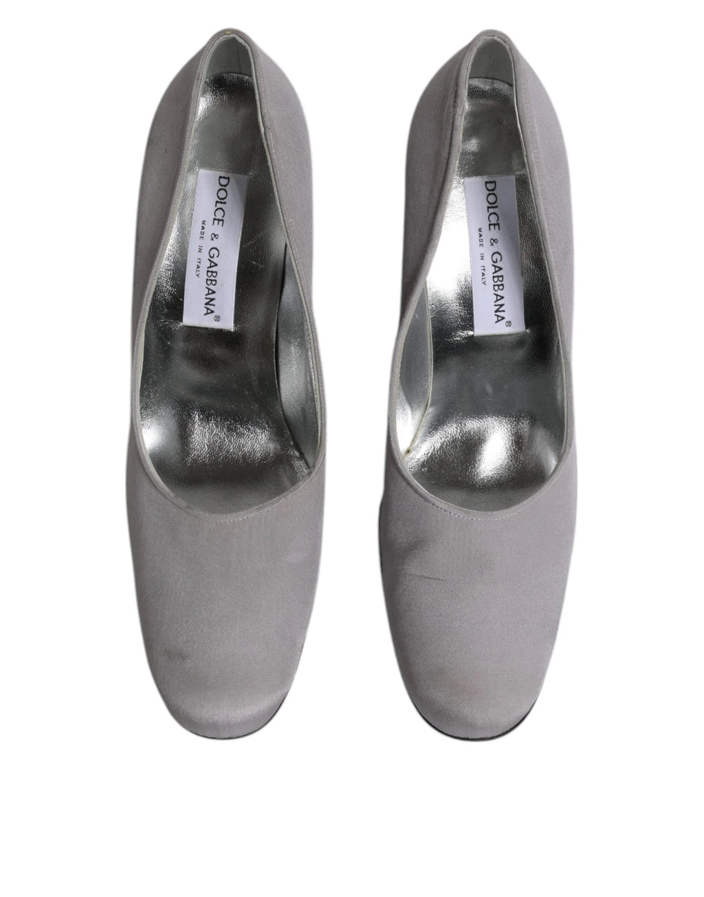 Dolce & Gabbana Gray Suede Leather High Heel Pumps Shoes by Dolce & Gabbana