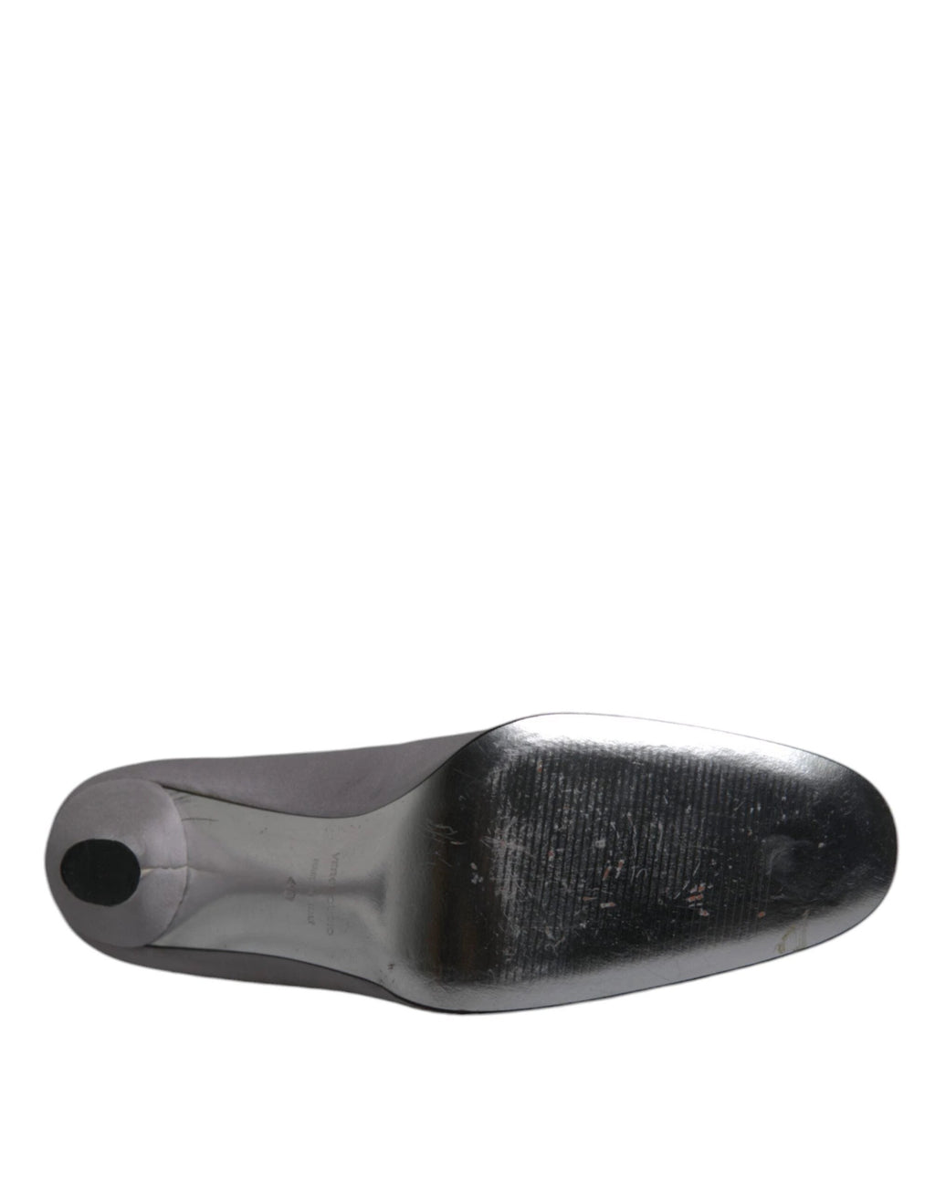 Dolce & Gabbana Gray Suede Leather High Heel Pumps Shoes by Dolce & Gabbana