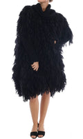 Dolce & Gabbana Black Fringes Wool Pullover Sweater by Dolce & Gabbana