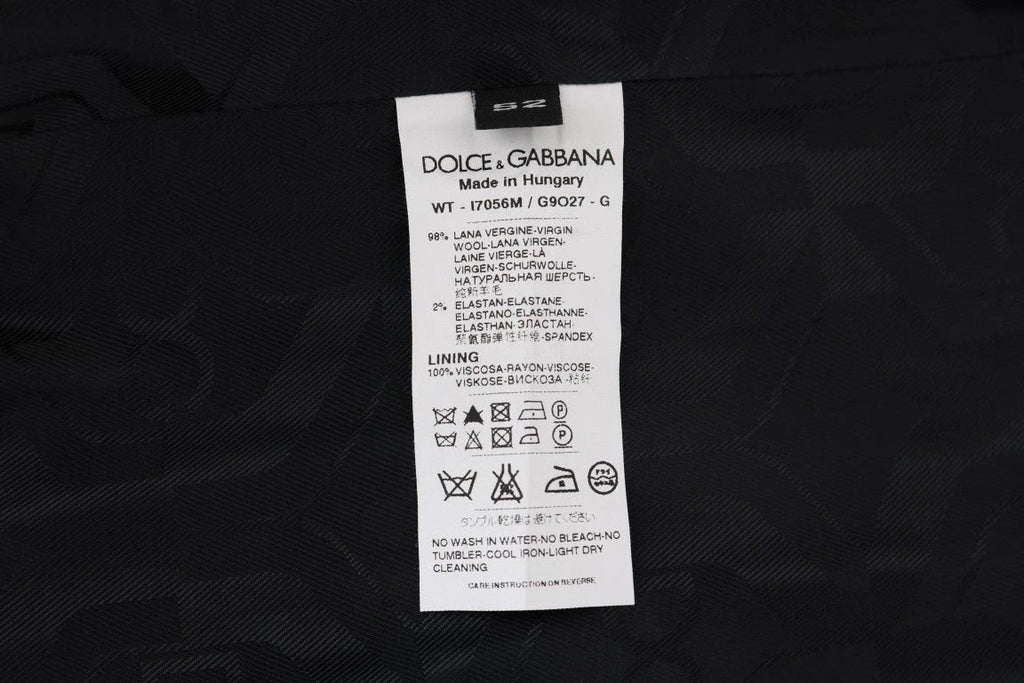 Dolce & Gabbana Gray Wool Stretch Vest by Dolce & Gabbana