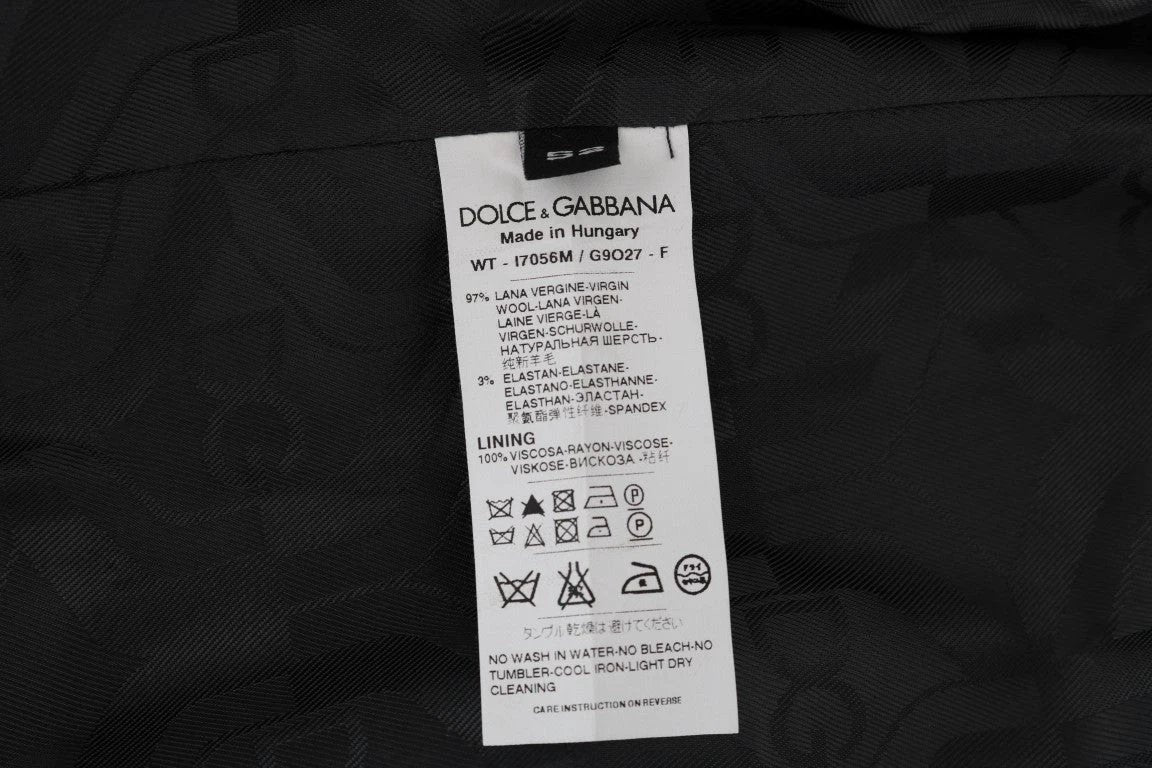 Dolce & Gabbana Gray Wool Stretch Vest by Dolce & Gabbana