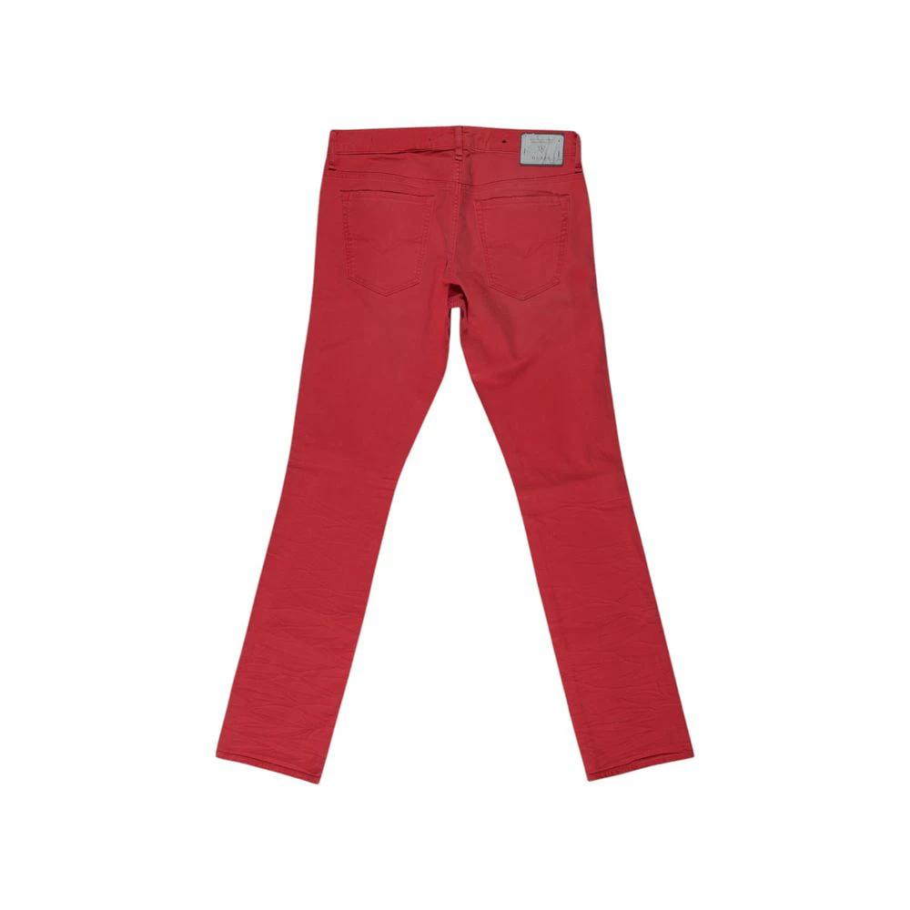 Guess Red Cotton Skinny Jeans by Guess