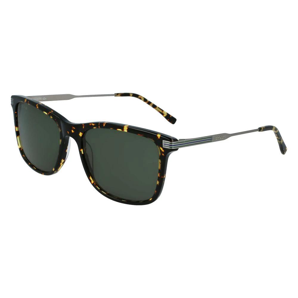 Lacoste Brown Metal Sunglasses by Lacoste