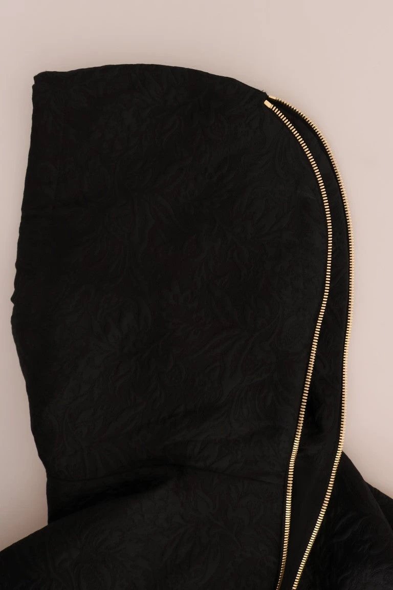 Dolce & Gabbana Black Fairy Tale Crystal Hooded Sweater by Dolce & Gabbana