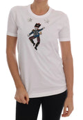 Dolce & Gabbana White Cotton Fairy Tale T-Shirt by Dolce & Gabbana