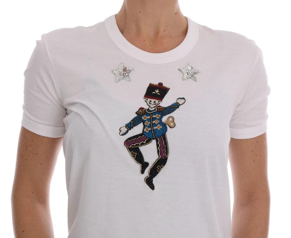 Dolce & Gabbana White Cotton Fairy Tale T-Shirt by Dolce & Gabbana