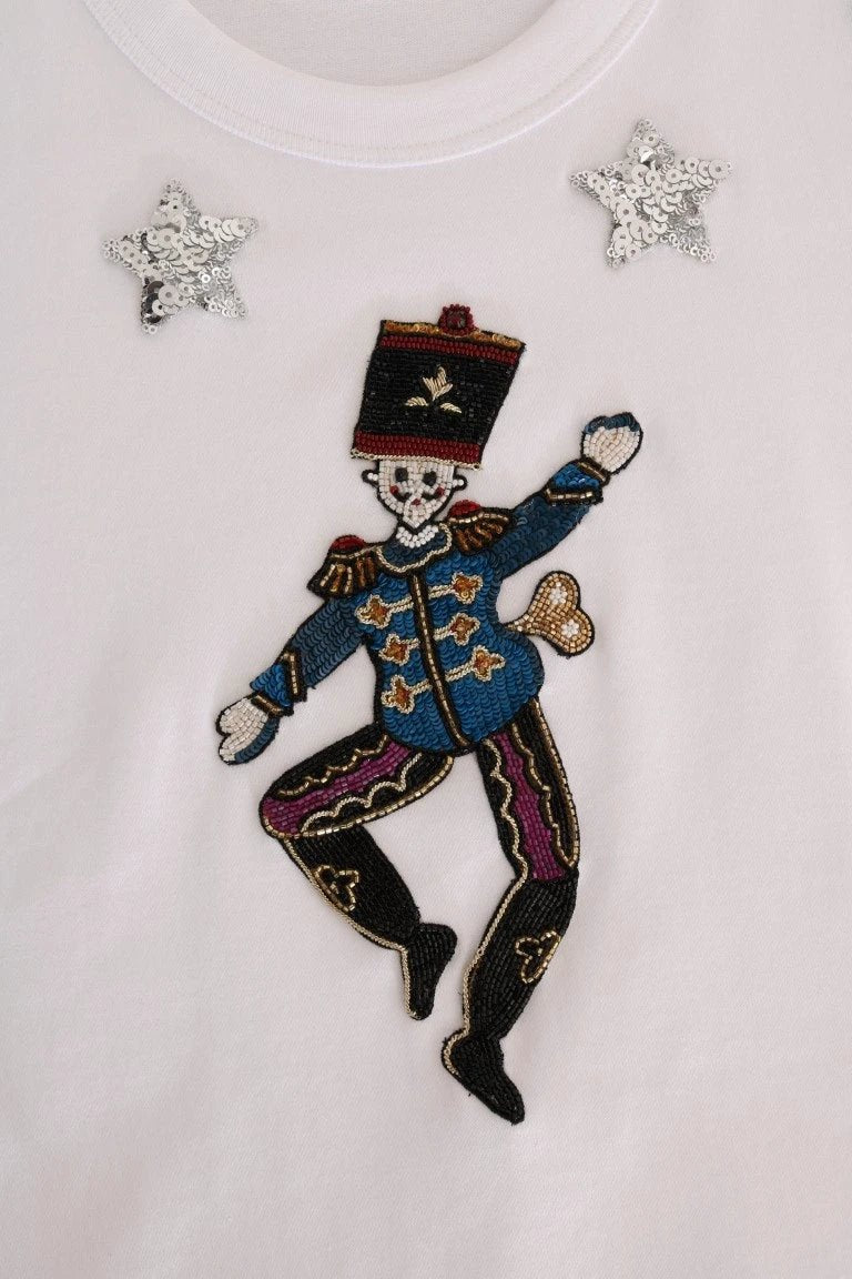 Dolce & Gabbana White Cotton Fairy Tale T-Shirt by Dolce & Gabbana