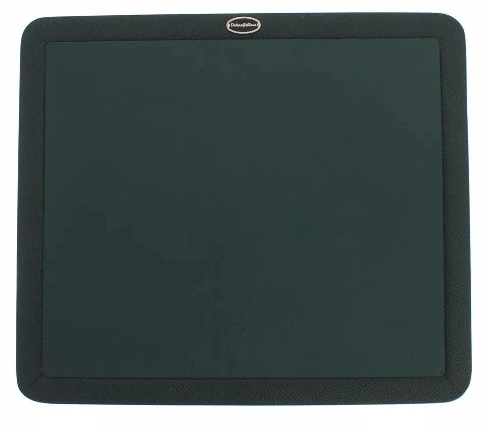 Dolce & Gabbana Green Leather Mouse Pad by Dolce & Gabbana