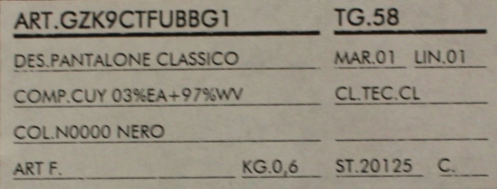 Dolce & Gabbana Black Wool Stretch Pleated Pants by Dolce & Gabbana