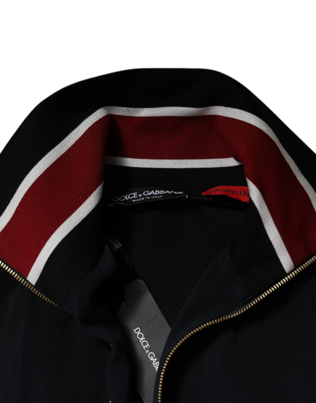 Dolce & Gabbana Black DG King Full Zip Sweatshirt Sweater by Dolce & Gabbana