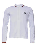 Dolce & Gabbana White Crown Men Full Zip Sweatshirt Sweater by Dolce & Gabbana