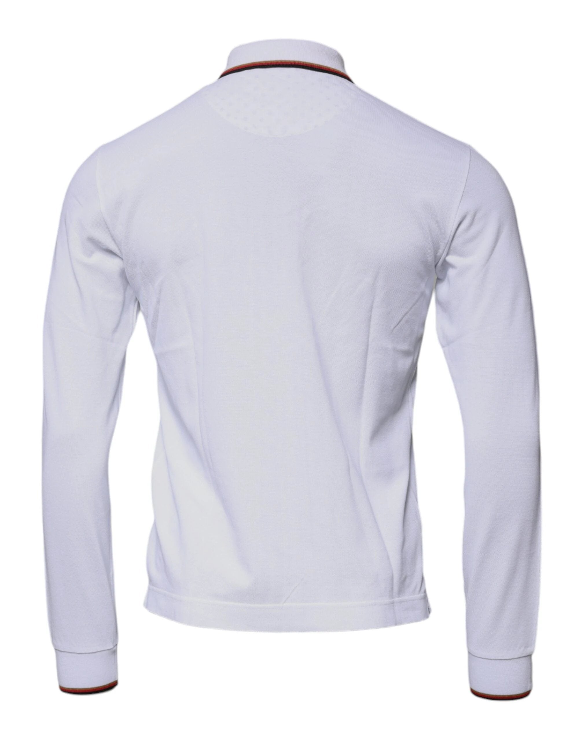 Dolce & Gabbana White Crown Men Full Zip Sweatshirt Sweater by Dolce & Gabbana
