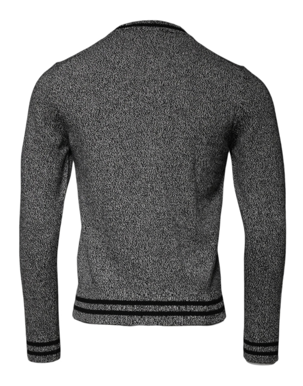 Dolce & Gabbana Gray Crown King Cashmere Pullover Sweater by Dolce & Gabbana