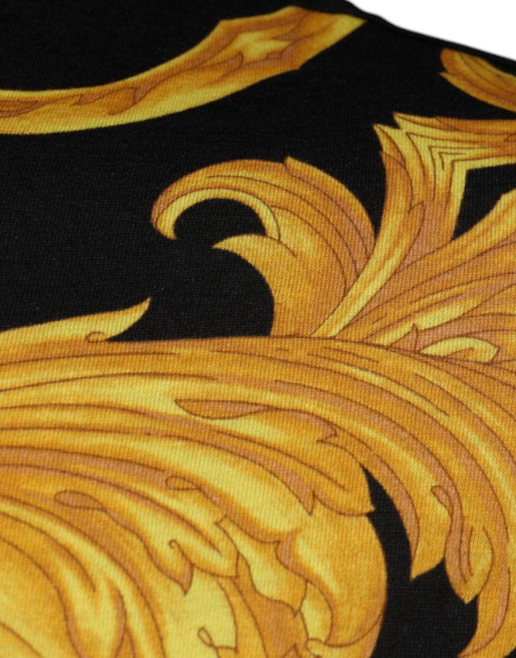 Versace Black Medusa Print Cotton Crew Neck T-shirt by Versace