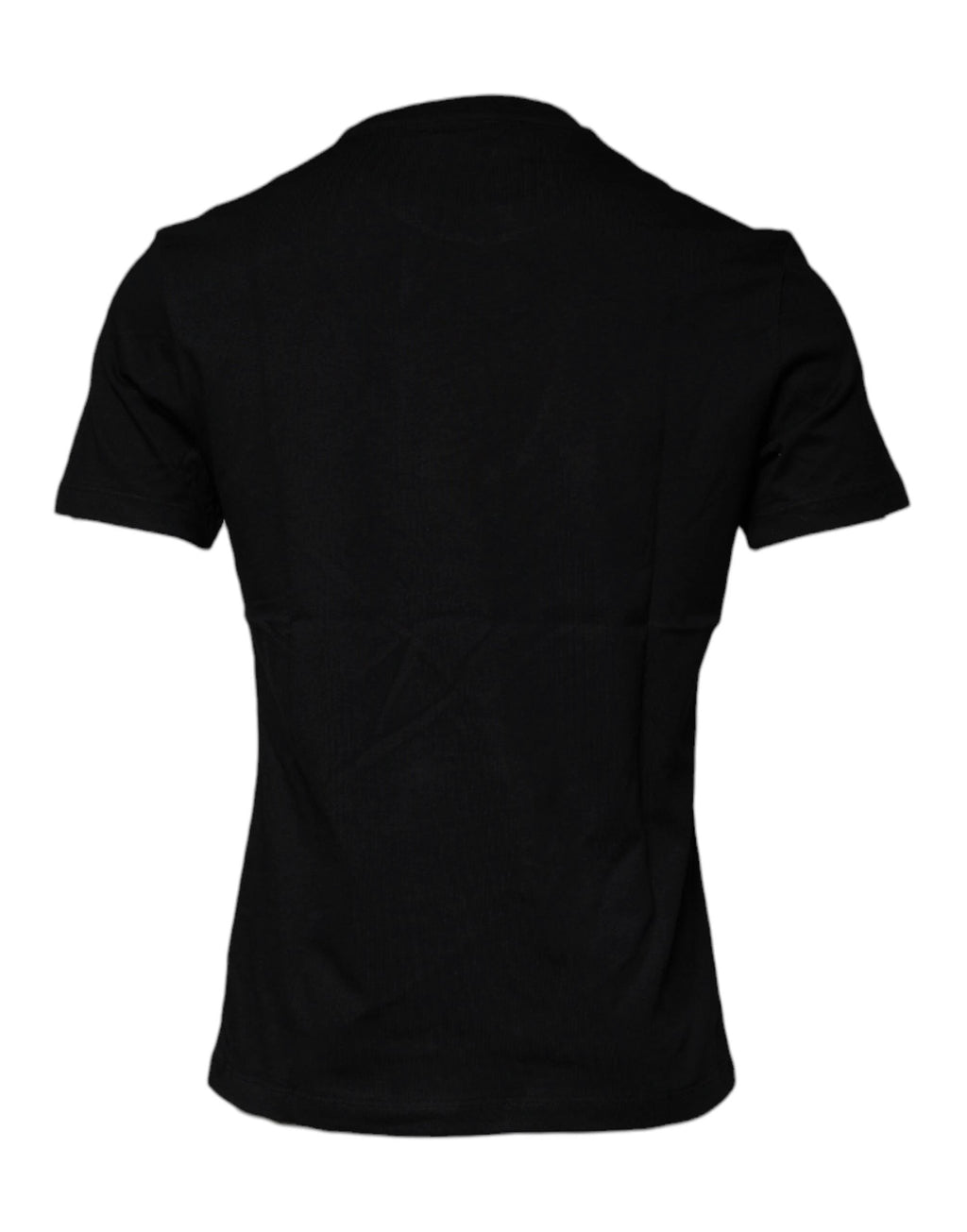 Versace Black Medusa Print Cotton Crew Neck T-shirt by Versace