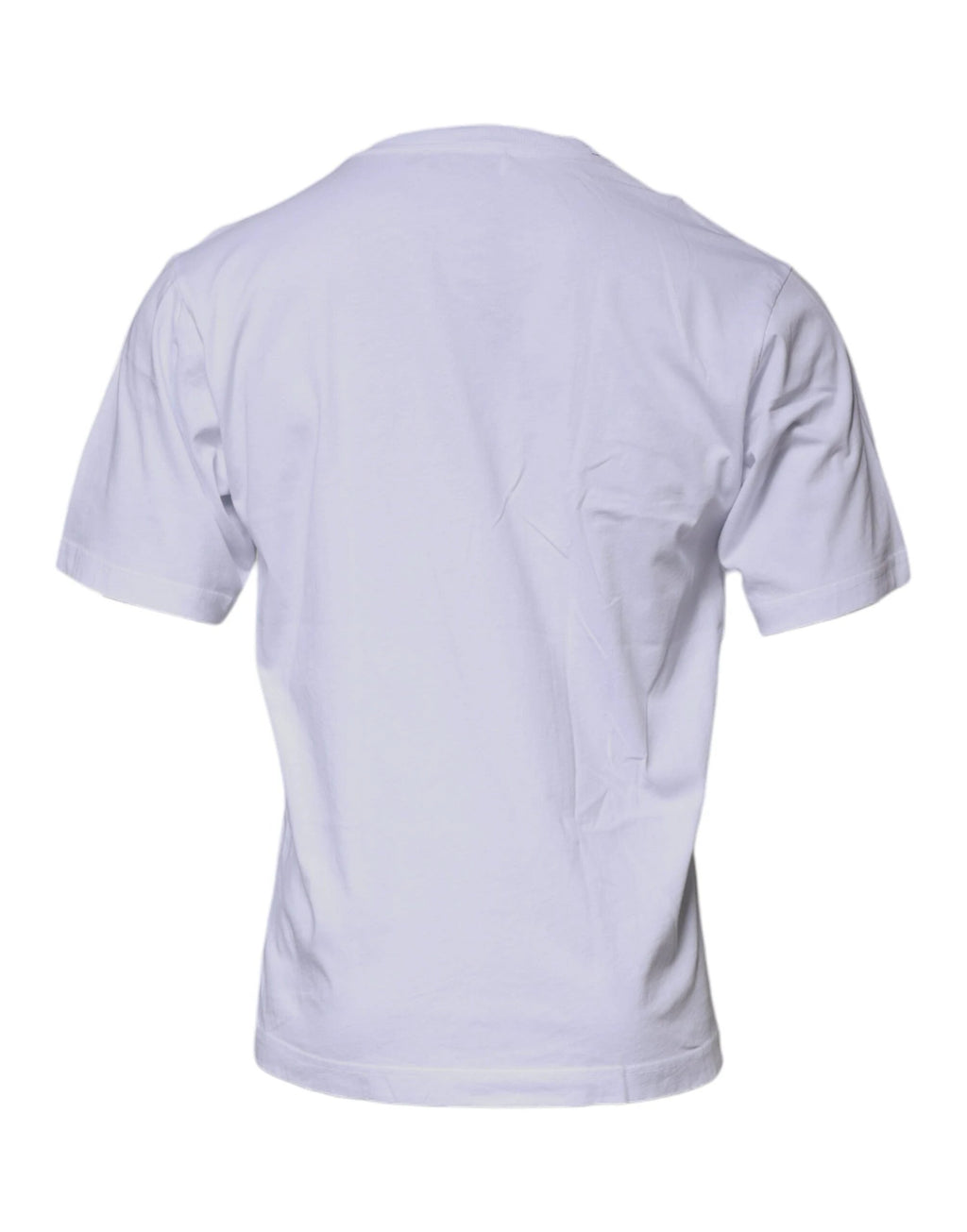 Dolce & Gabbana White DG Logo Cotton Crew Neck T-shirt by Dolce & Gabbana