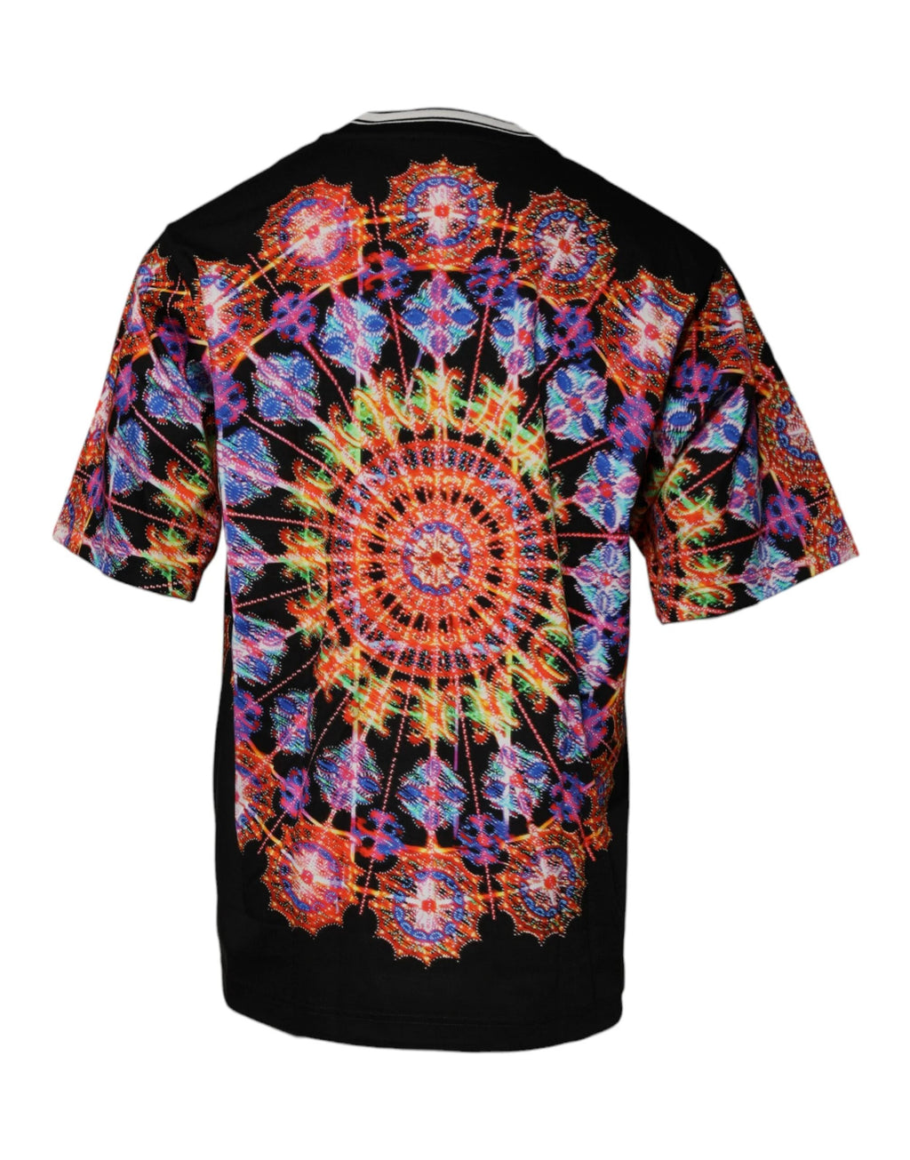 Dolce & Gabbana Multicolor Kaleidoscope Men Short Sleeves T-shirt by Dolce & Gabbana