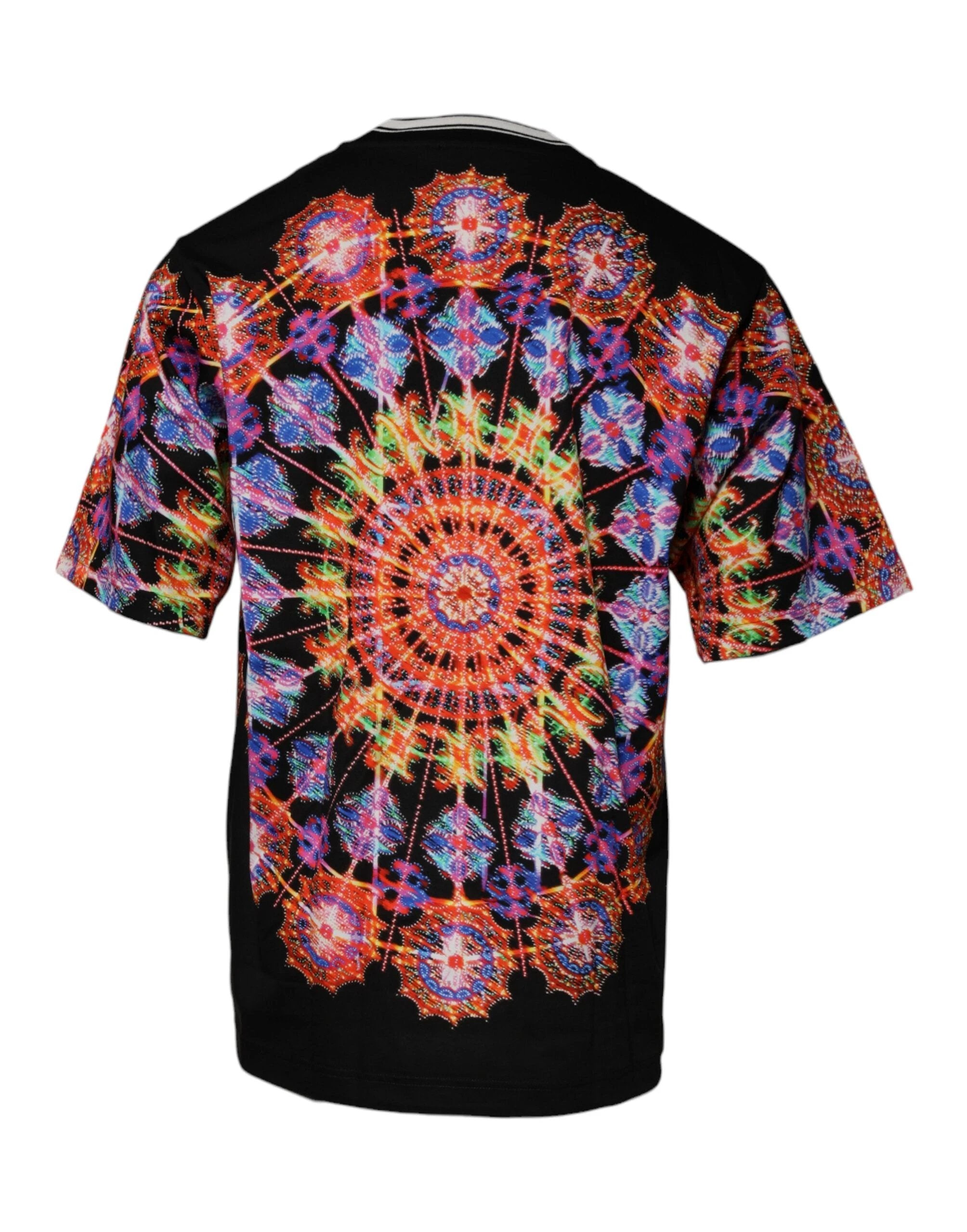 Dolce & Gabbana Multicolor Kaleidoscope Men Short Sleeves T-shirt by Dolce & Gabbana