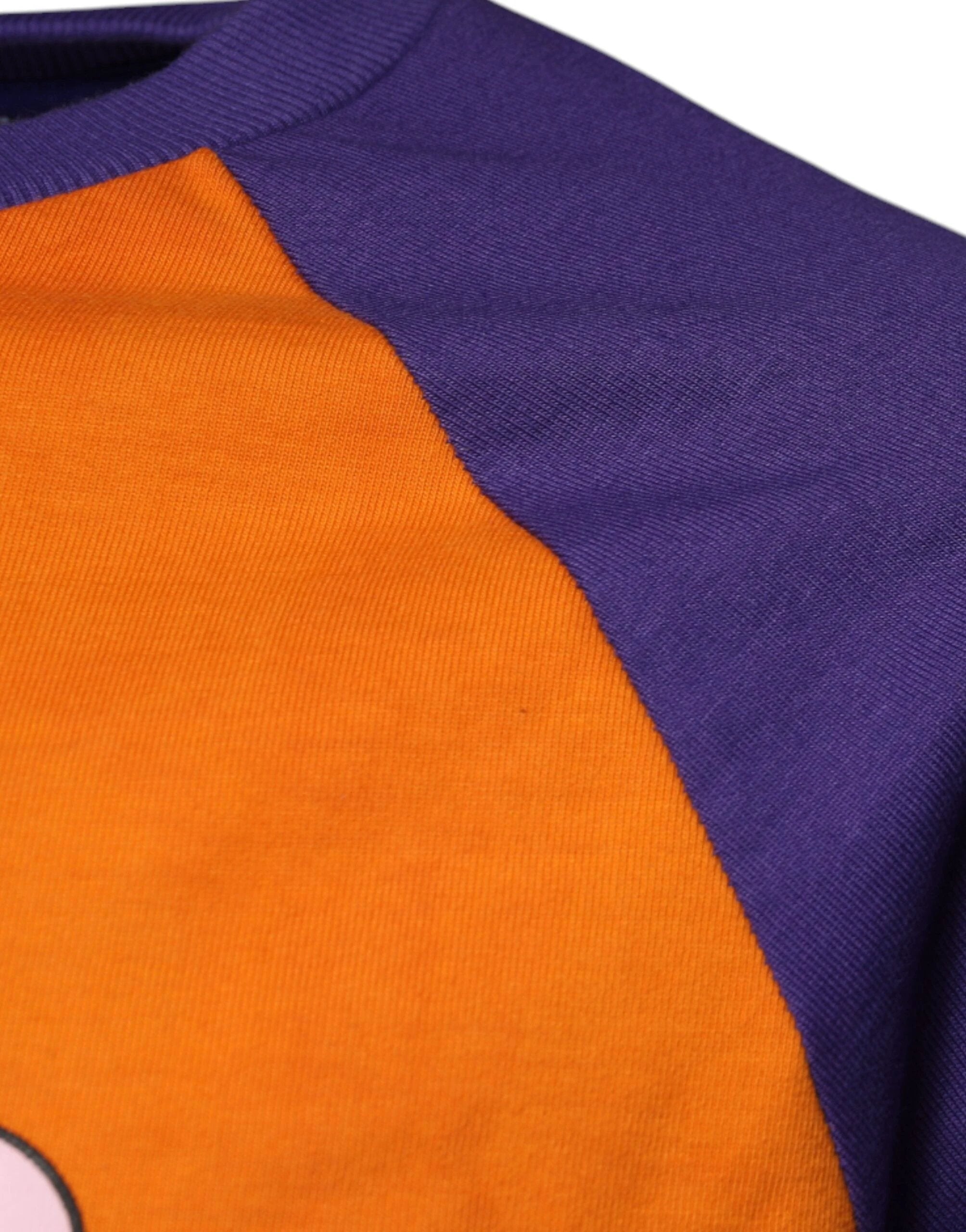 Dolce & Gabbana Orange Purple Graphic Print Short Sleeves T-shirt by Dolce & Gabbana