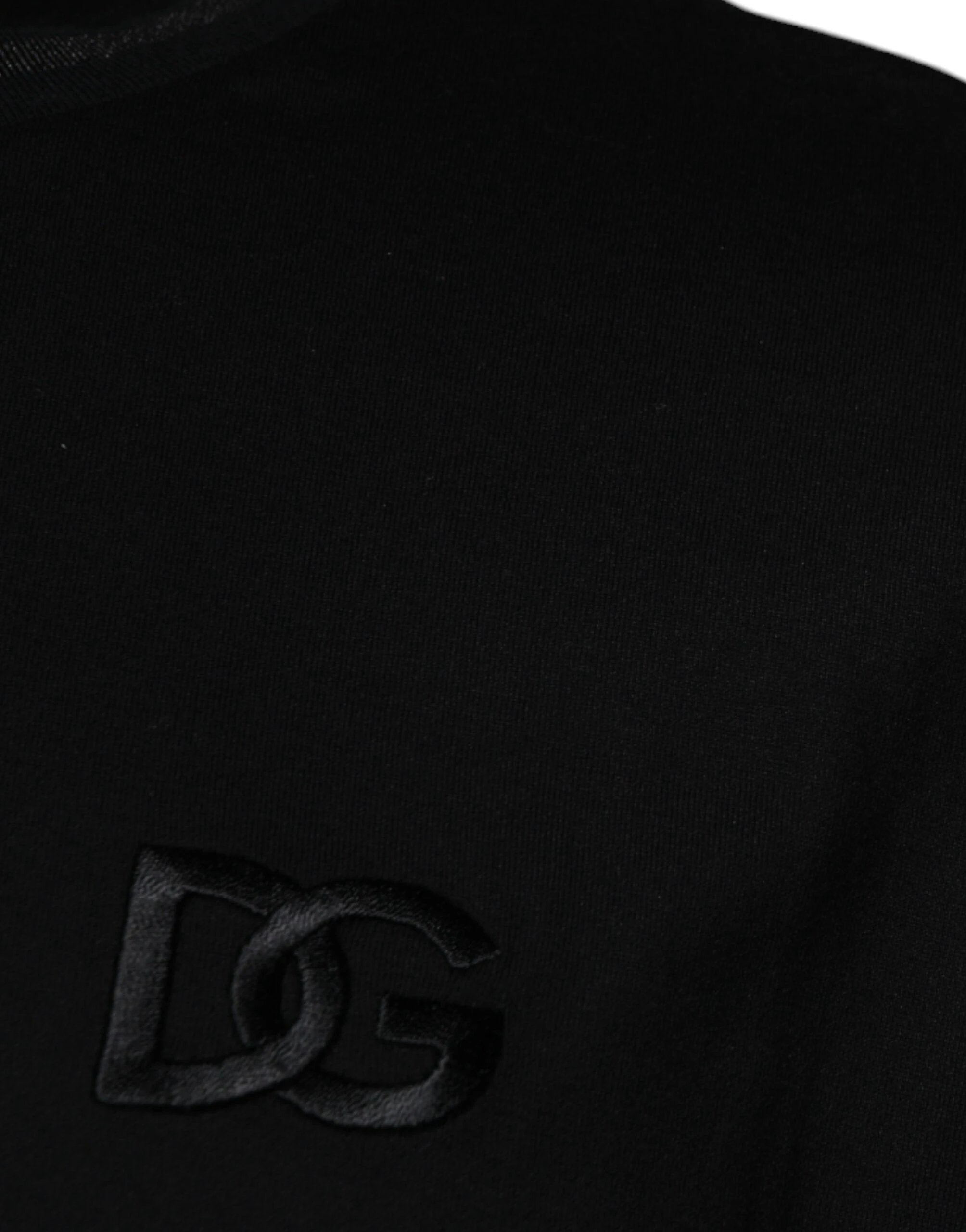 Dolce & Gabbana Black Crew Neck Short Sleeve T-shirt by Dolce & Gabbana