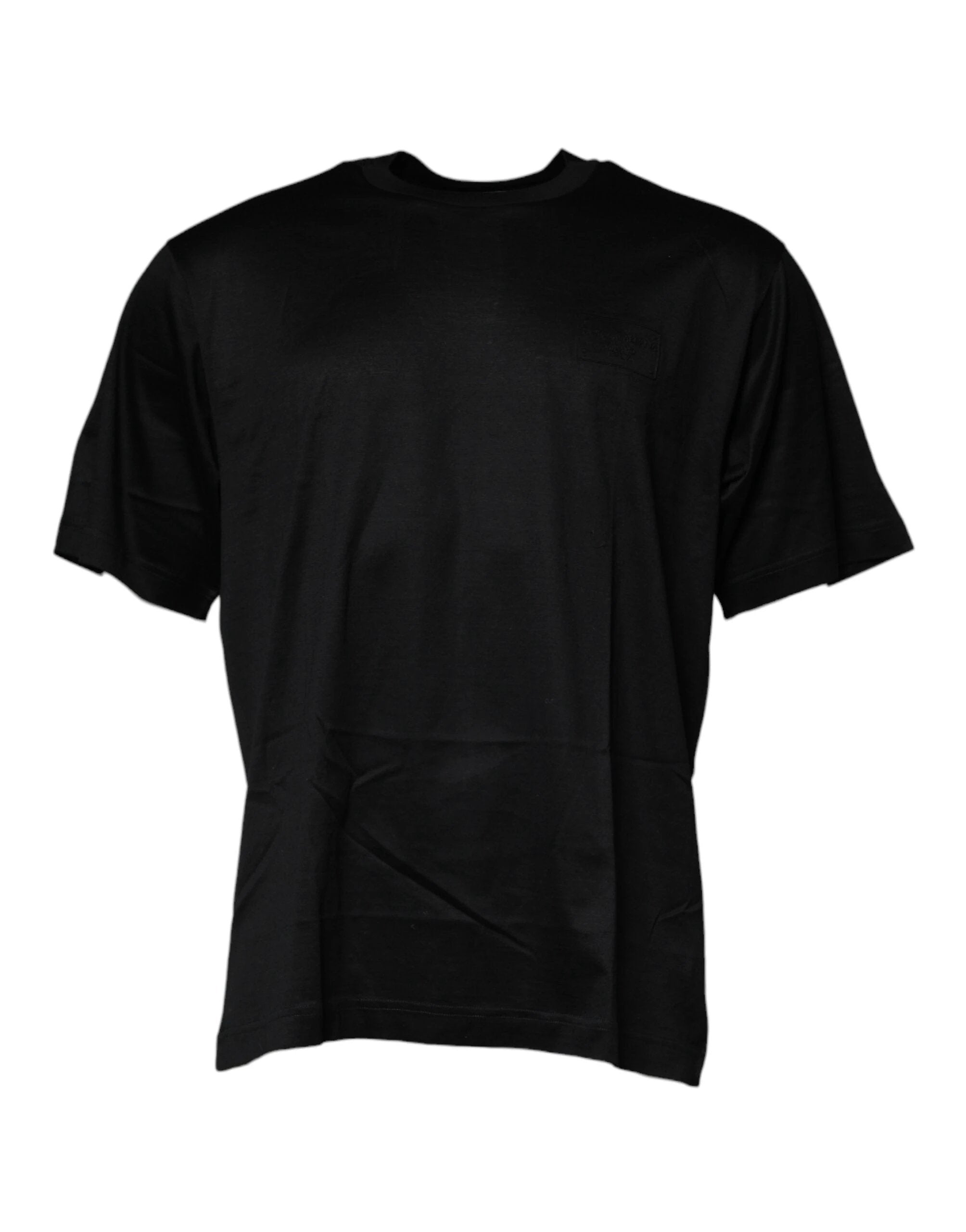 Dolce & Gabbana Black Crew Neck Short Sleeve T-shirt by Dolce & Gabbana