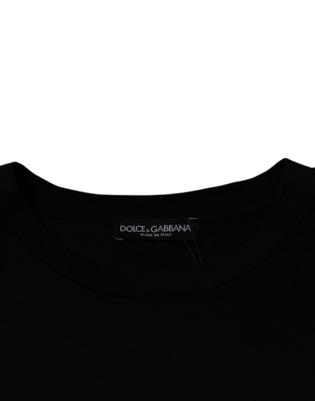 Dolce & Gabbana Black Crew Neck Short Sleeve T-shirt by Dolce & Gabbana