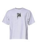Dolce & Gabbana White DG Logo Cotton Crew Neck T-shirt by Dolce & Gabbana