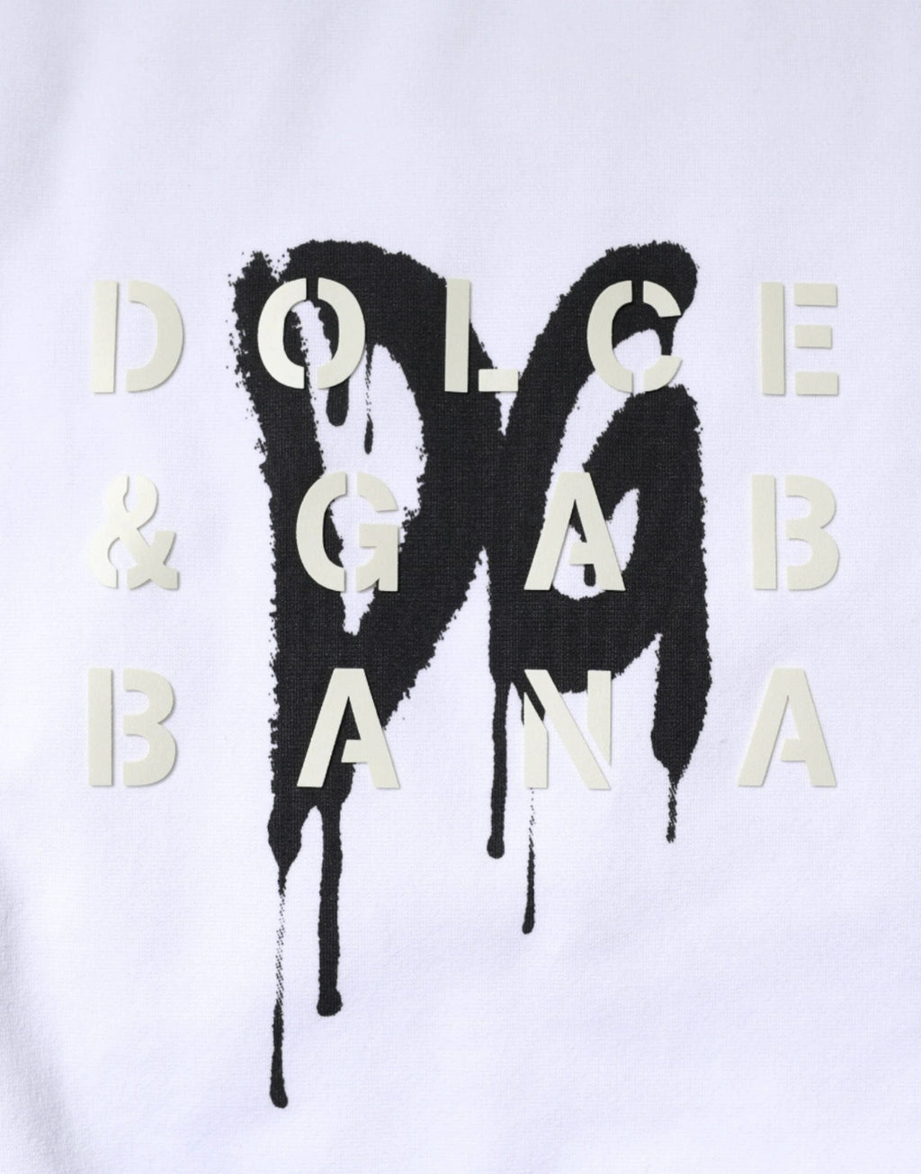 Dolce & Gabbana White DG Logo Cotton Crew Neck T-shirt by Dolce & Gabbana