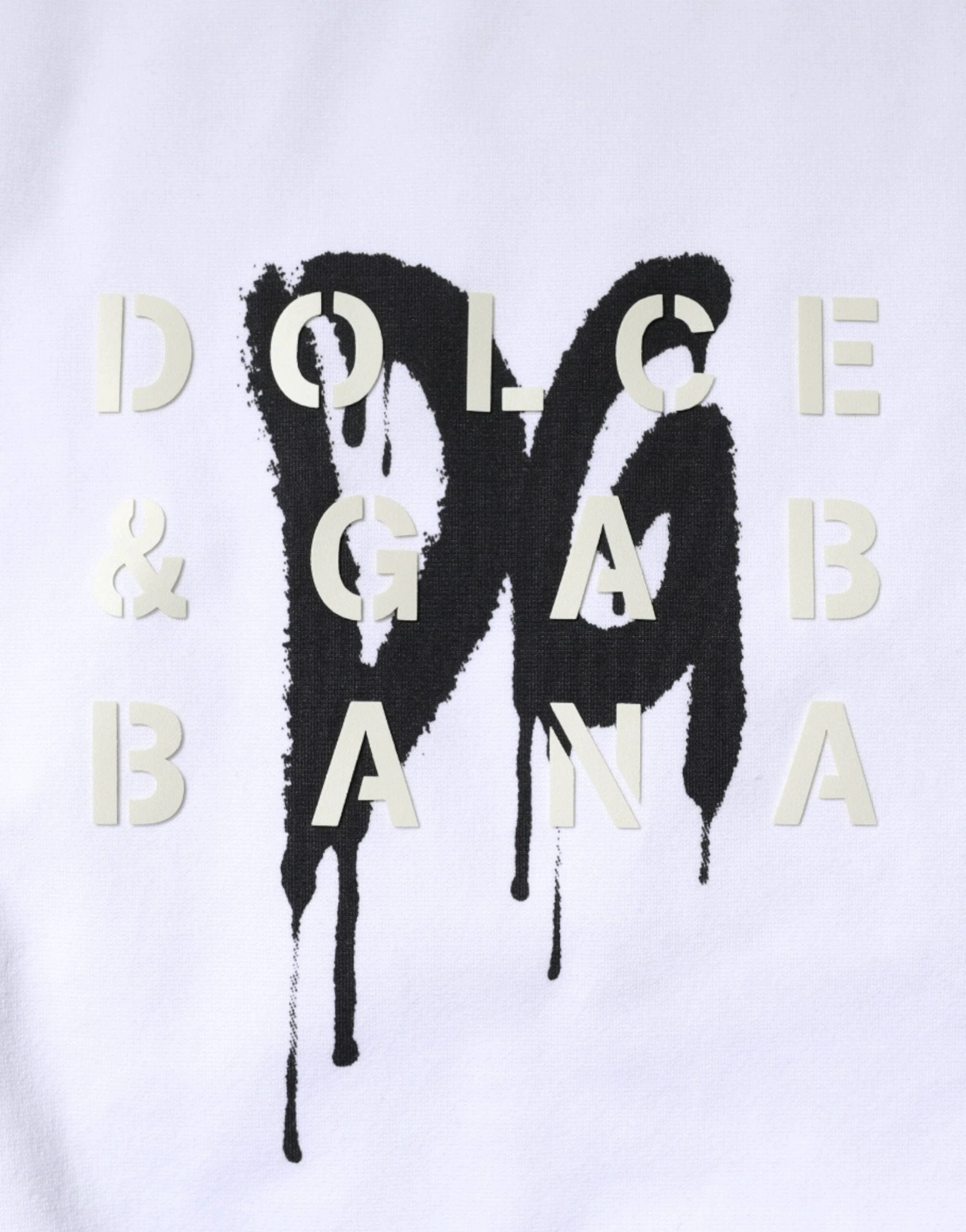 Dolce & Gabbana White DG Logo Cotton Crew Neck T-shirt by Dolce & Gabbana