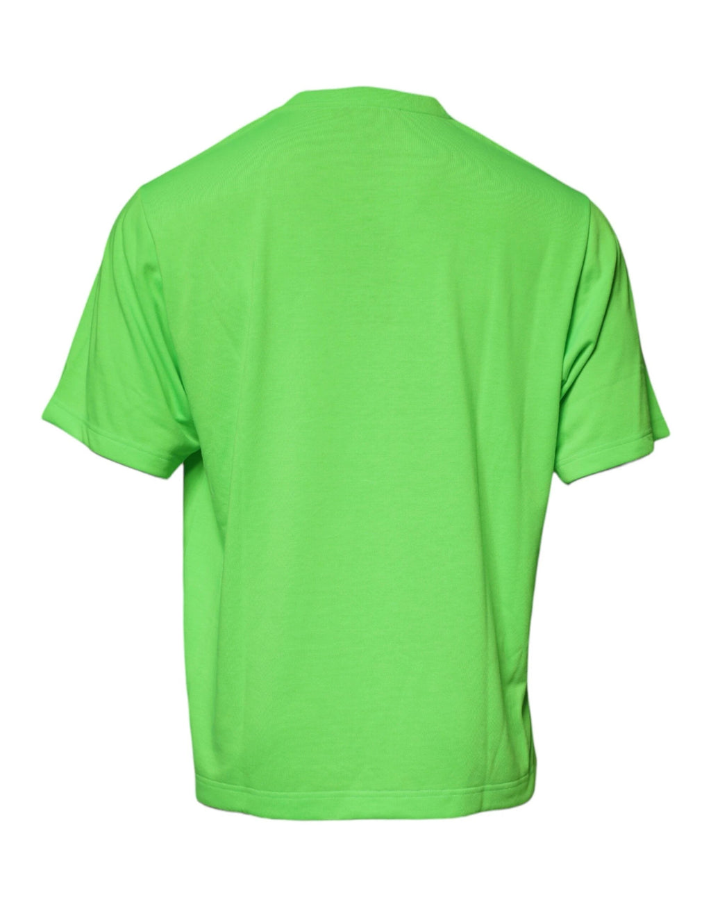 Dolce & Gabbana Green DG Logo Cotton Crew Neck T-shirt by Dolce & Gabbana