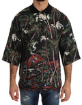 Dolce & Gabbana Black Volcano Sicily Short Sleeve T-Shirt by Dolce & Gabbana